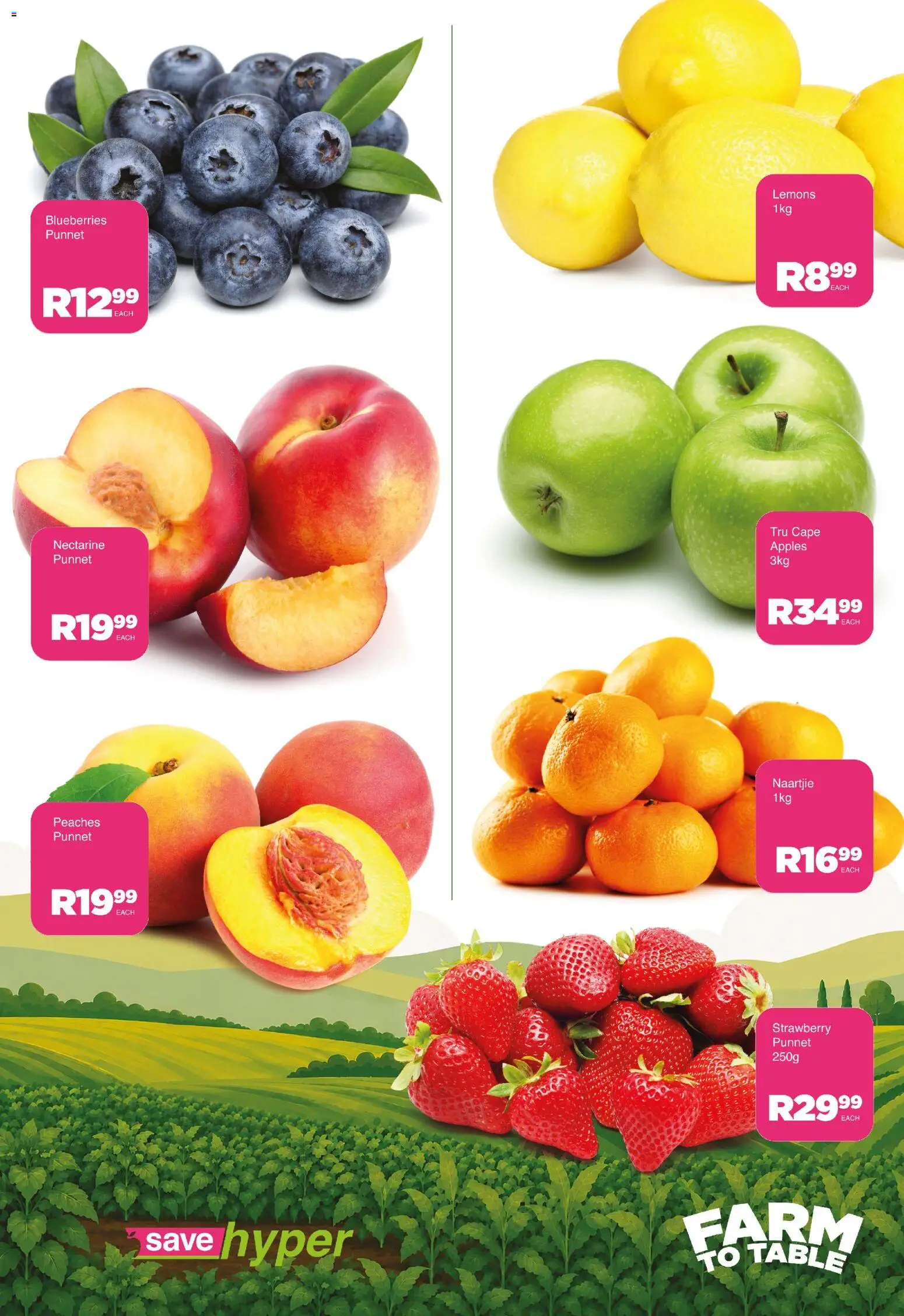 New Save catalogue – valid from 20/10/2026 | Page: 7 | Products: Blueberries, Lemons, Table, Apples