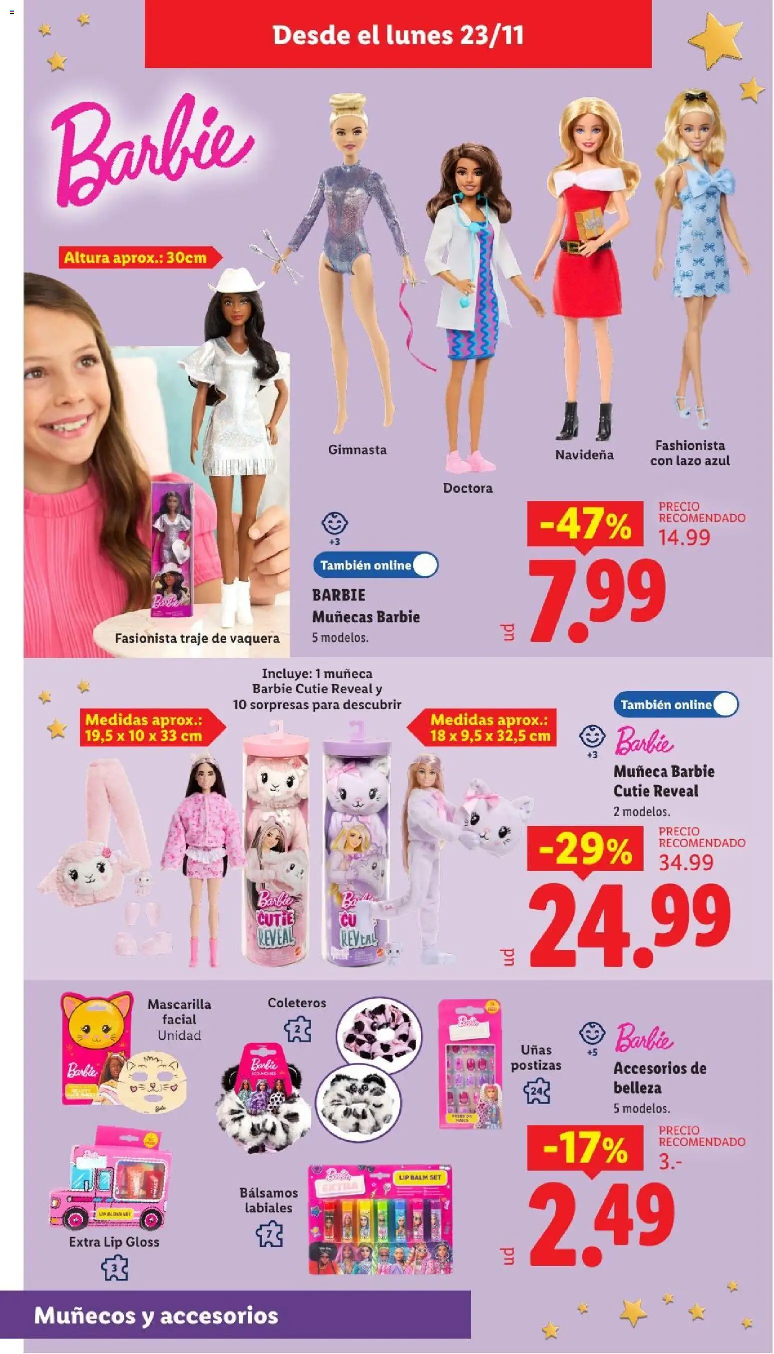 Lidl - Juguetes de colección │ válido desde el 21/10/2026 | Página: 8 | Productos: Traje, Mascarilla facial, Muñeca