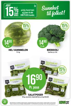 Forhåndsvisning av Kiwi kundeavis gyldig fra 27/07/2026 | Side: 9