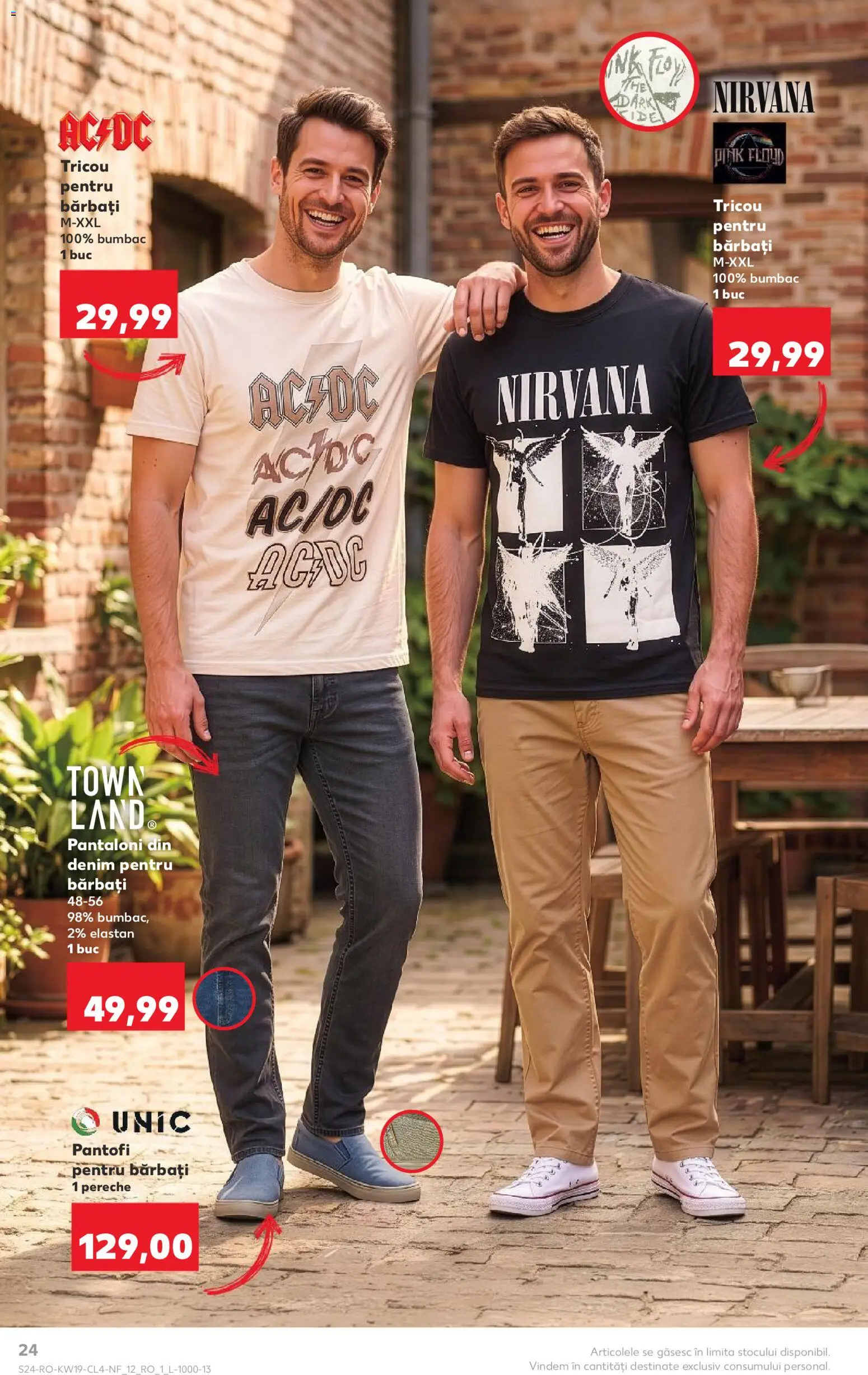 Noul catalog Kaufland – valabil de la 06.05.2026 | Pagină: 24 | Produse: Pantofi, Kestane, Tricou, Pantaloni