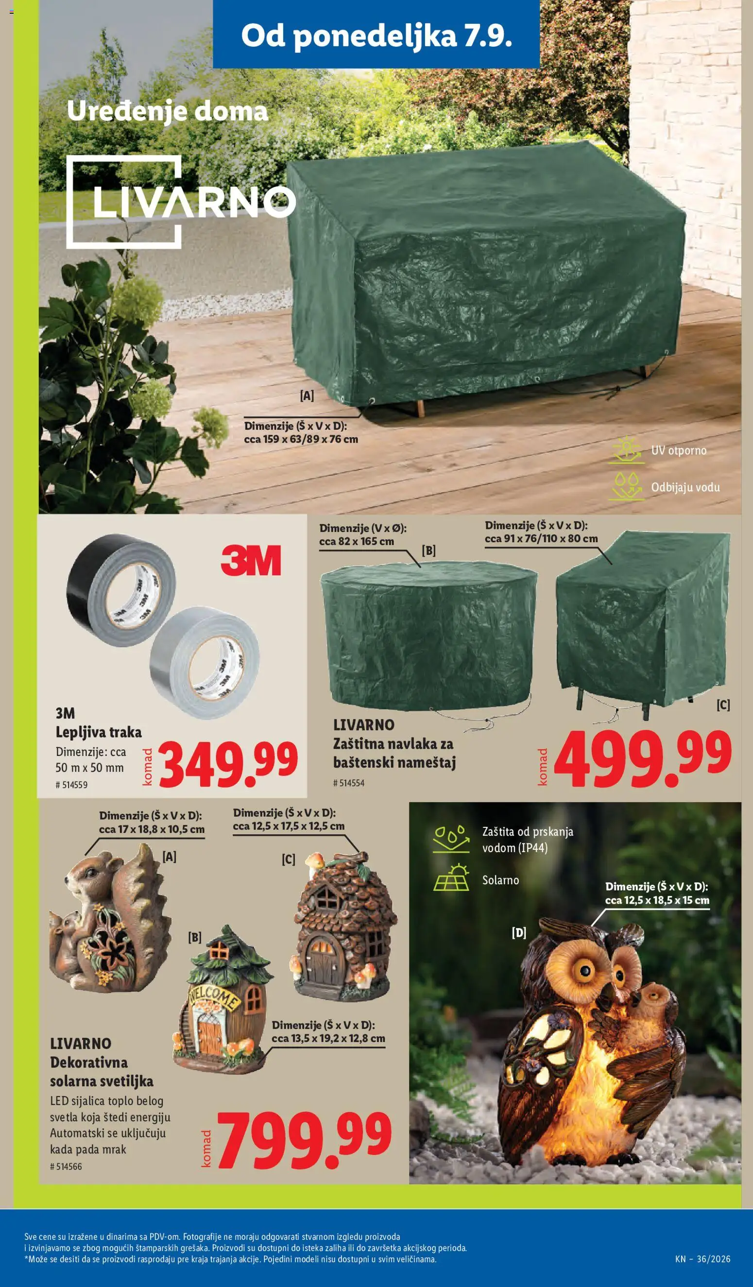 Lidl katalog - važi od 03.09.2026 | Strana: 105 | Proizvode: Led, Baštenski nameštaj, Sijalica, LED sijalica