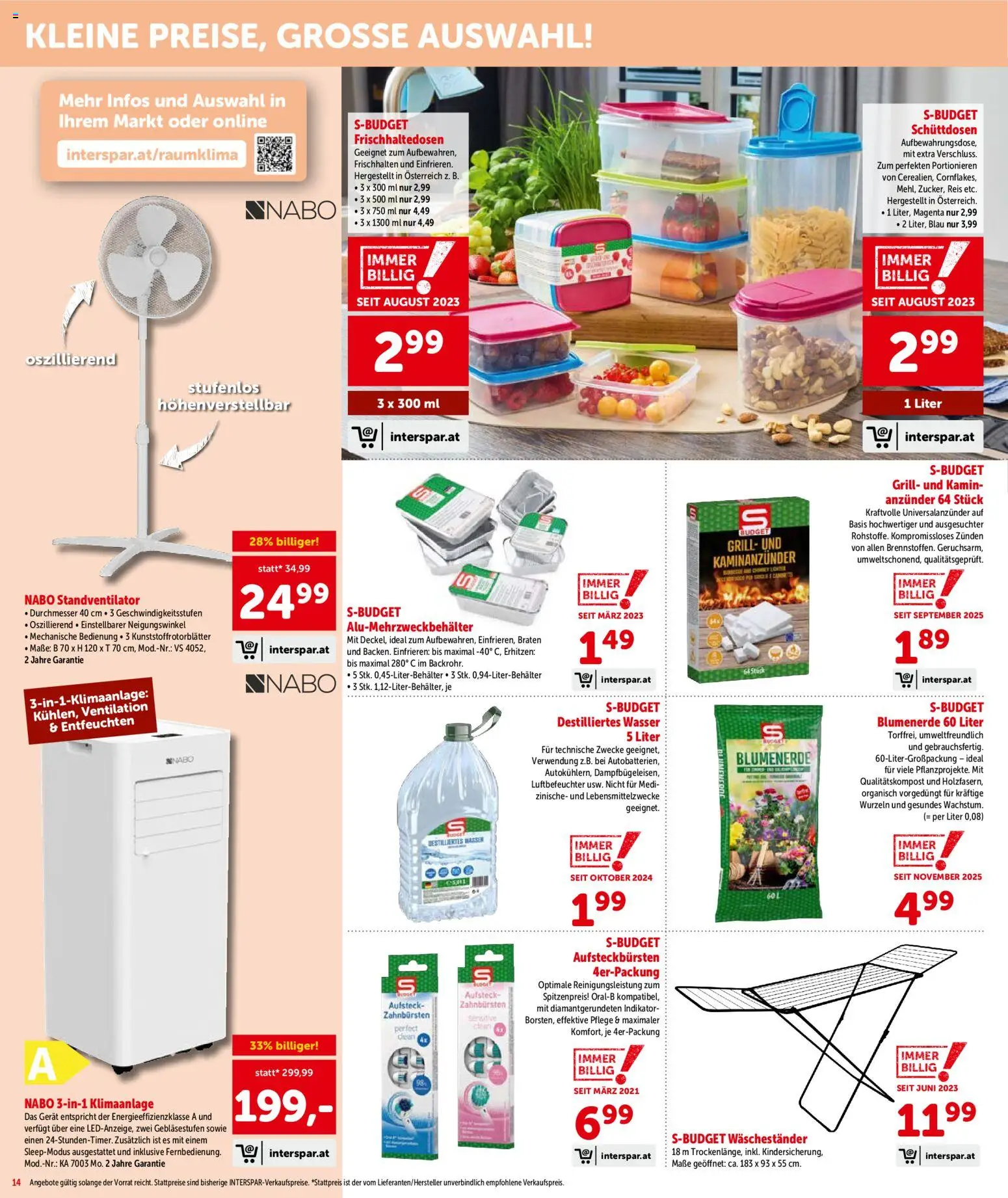 Interspar Flugblatt - Wien gültig ab 25.06.2026 | Seite: 15 | Produkte: Wasser, Klimaanlage, Grill, Reis