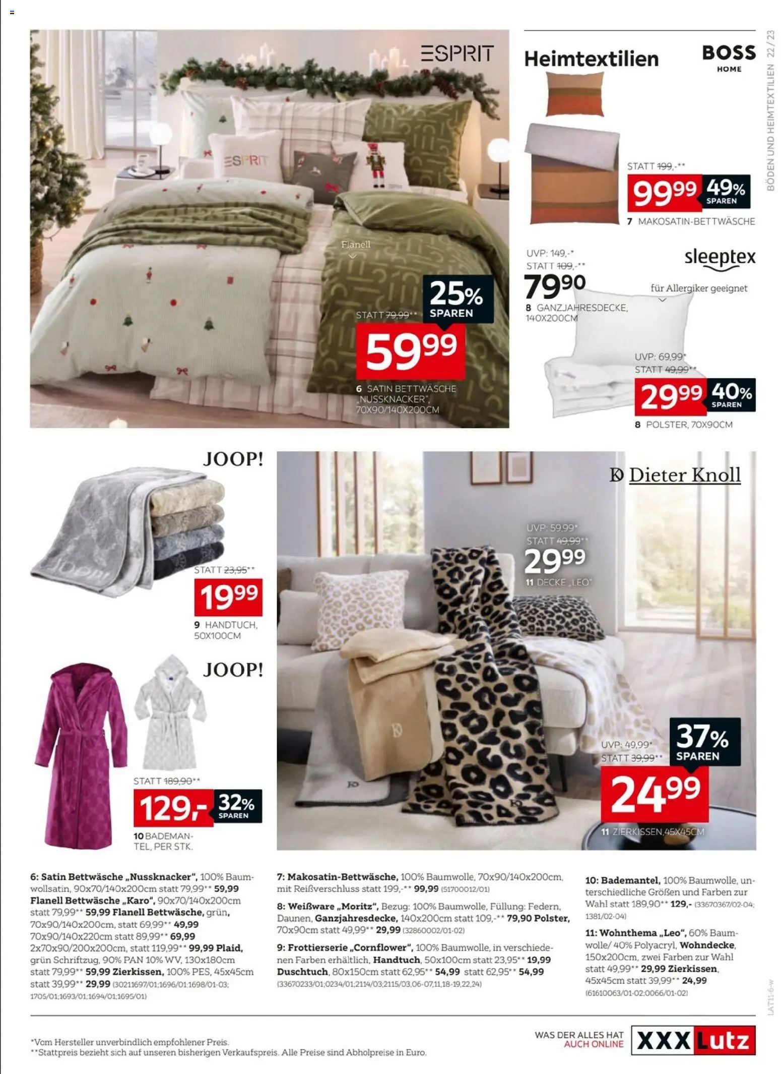 XXXLutz - Black Friday gültig ab 27.10.2026 | Seite: 22 | Produkte: Decke
