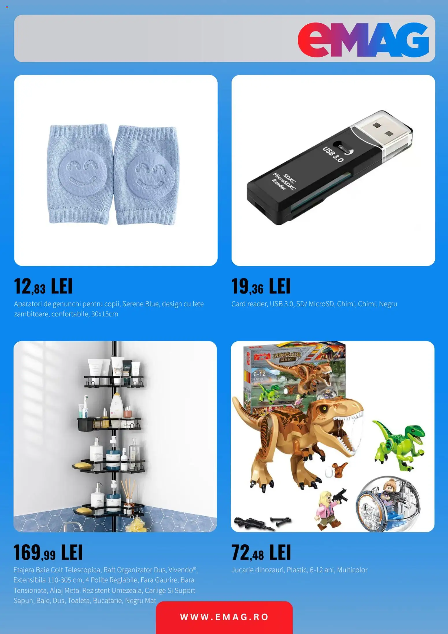 Noul catalog Emag – valabil de la 18.08.2026 | Pagină: 2 | Produse: Usb, Genunchi, Raft, Suport