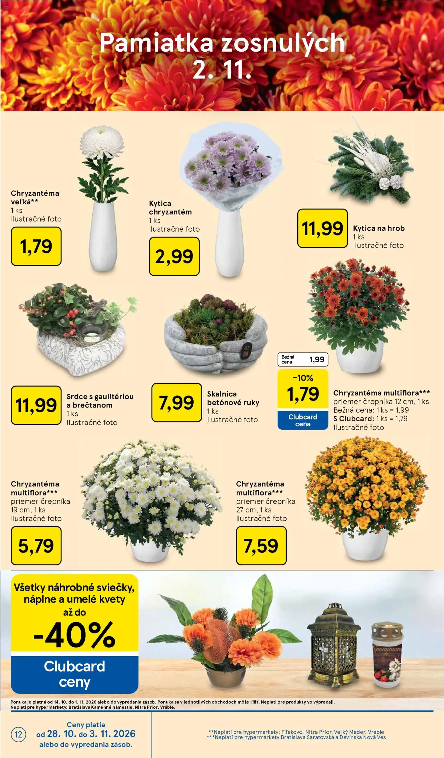 Nové Tesco akcie – leták je platný od 28.10.2026 | Strana: 12