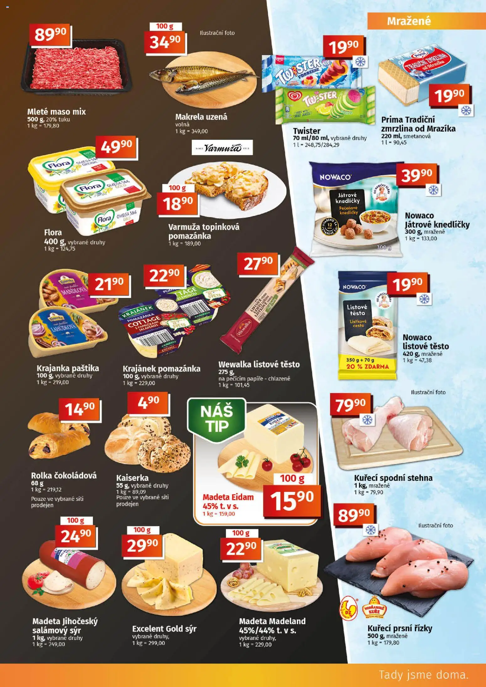 Coop leták - Tuty od 03.06.2026 | Strana: 3 | Produkty: Listové těsto, Pomazánka, Maso, Kuře