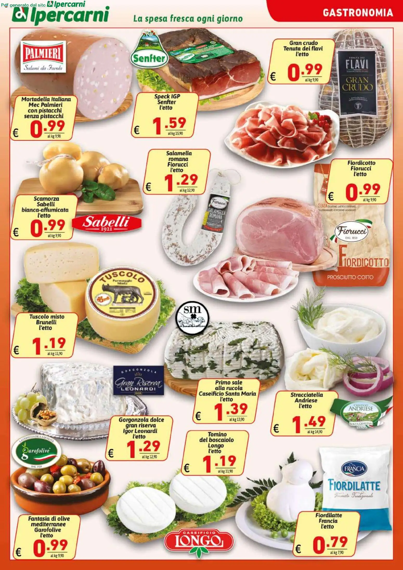 Volantino Ipercarni del 21/08/2026 | Pagina: 7 | Prodotti: Olive, Pistacchi, Stracciatella, Tomino
