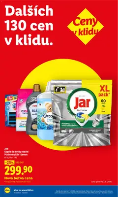 Náhled letáku JAR Platinum all in 1 Lemon, Kapsle do myčky nádobí Platinum all in 1 Lemon od 21.09.2026 | Strana: 8 | Produkty: Jar kapsle, Kapsle do myčky, Jar, Jar platinum