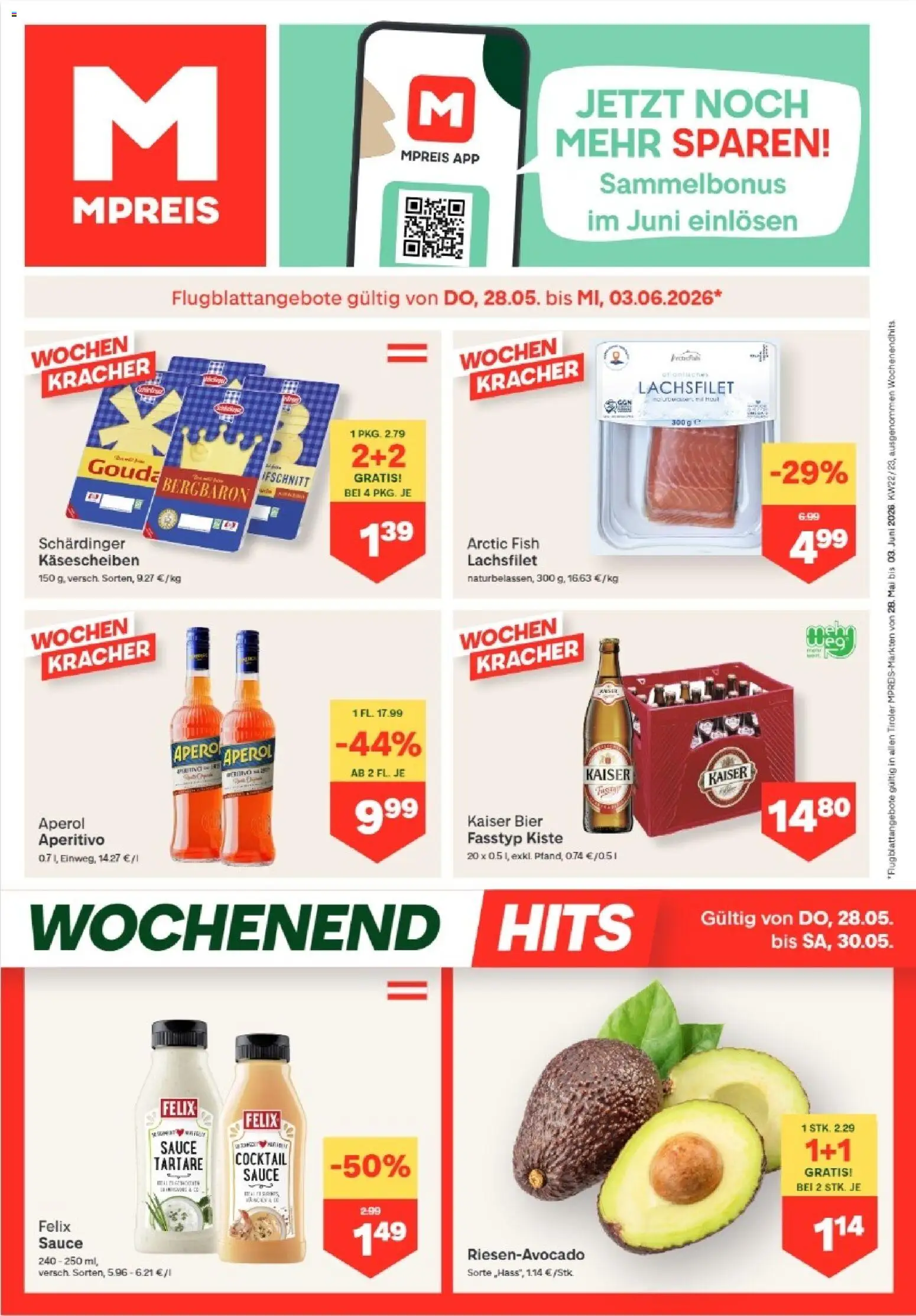 MPREIS Absam gültig ab 28.05.2026 | Seite: 1 | Produkte: Bier