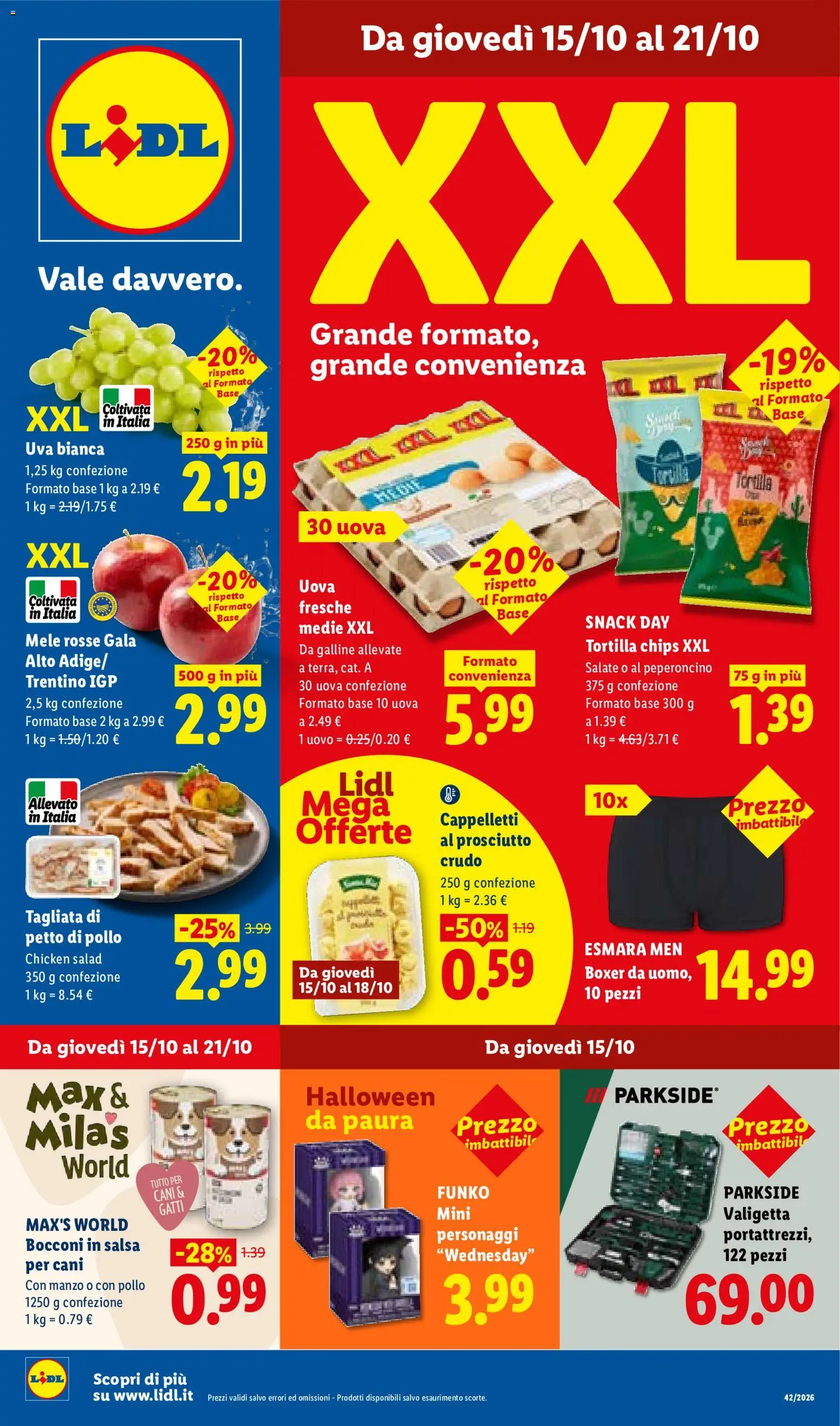 Volantino Lidl del 15/10/2026 | Pagina: 1