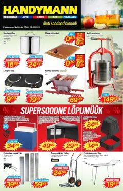 Handymann kliendilehe eelvaade alates 27.08.2026