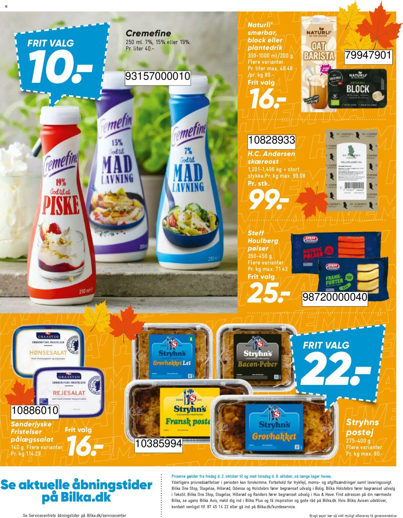 Bilka tilbudsavis – gyldig fra 02/10/2026 | Side: 30 | Produkter: Champignon, Pølser, Asparges