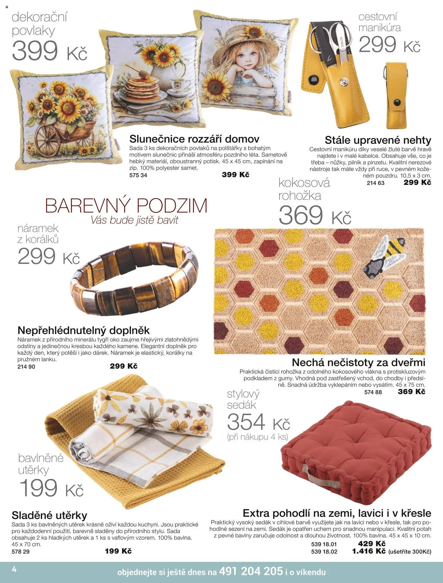 Decodoma katalog Podzim 2026 od 01.09.2026 | Strana: 4 | Produkty: Korálky, Utěrky, Manikúra, Nehty
