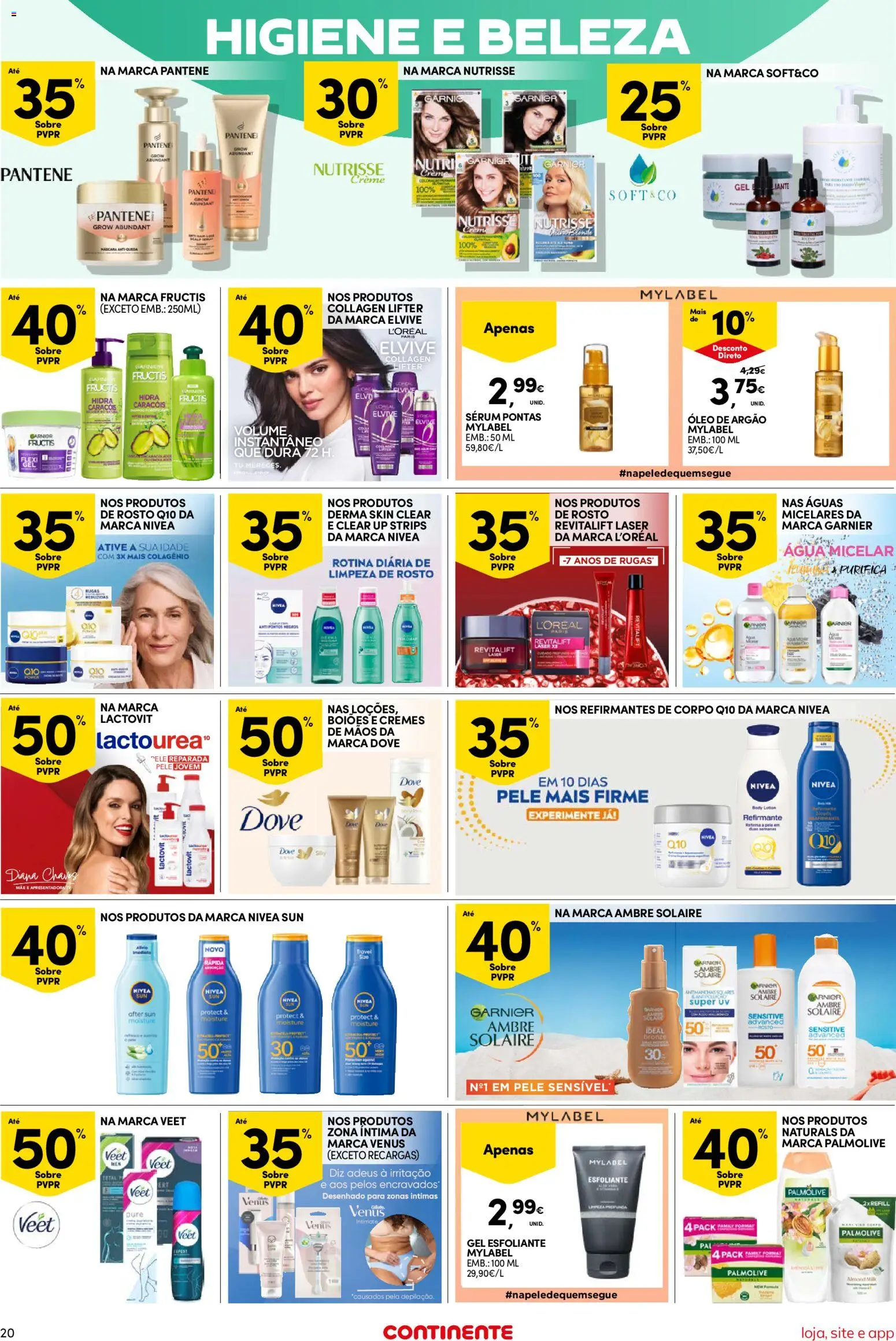Continente Semanal Continente Bom Dia │ válido de 05.05.2026 | Página: 20 | Produtos: Agua, Sérum, Óleo, Creme