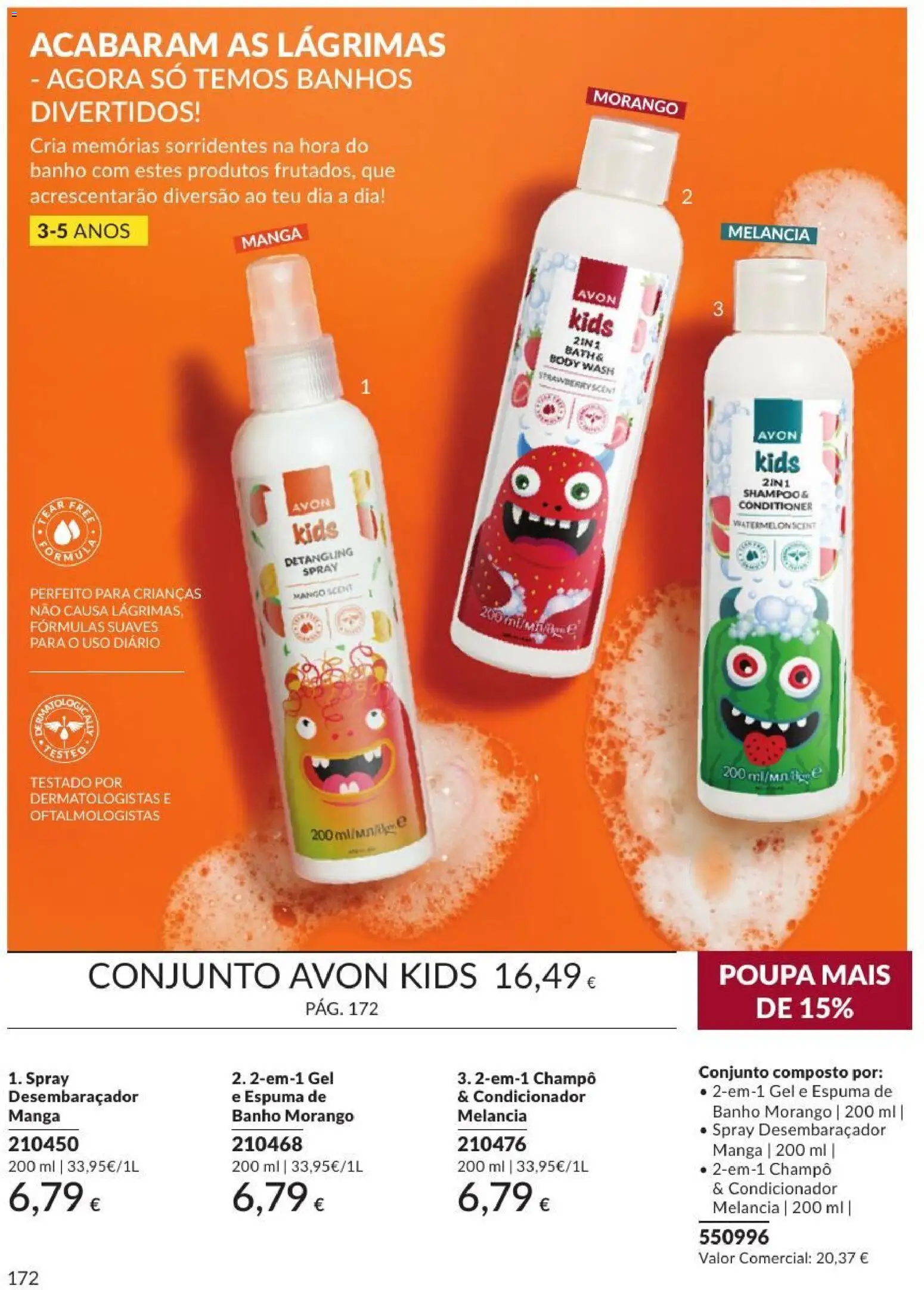 Catálogo Avon Campanha 9 │ válido de 01/09/2026 | Página: 172 | Produtos: Manga, Champô, Condicionador, Melancia