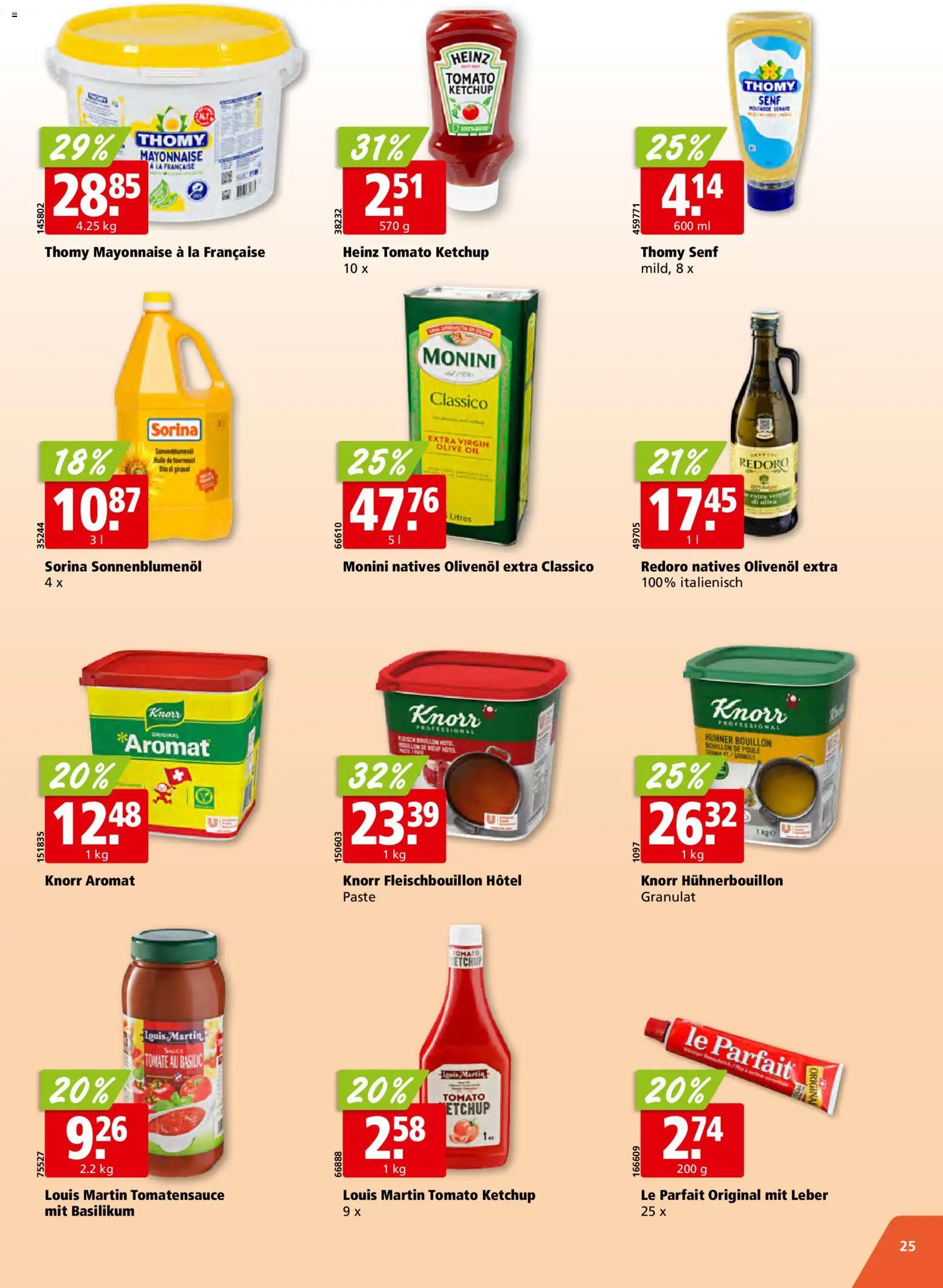 Aligro aktionen – gültig ab 26.10.2026 | Seite: 25 | Produkte: Ketchup, Mayonnaise