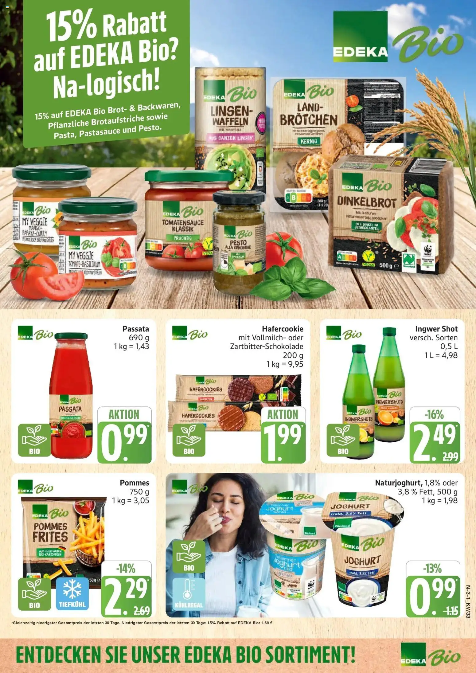 Edeka Prospekt Schleswig (ab 10.08.2026) » Angebote Online | Seite: 3 | Produkte: Joghurt, Pommes, Waffeln, Mango