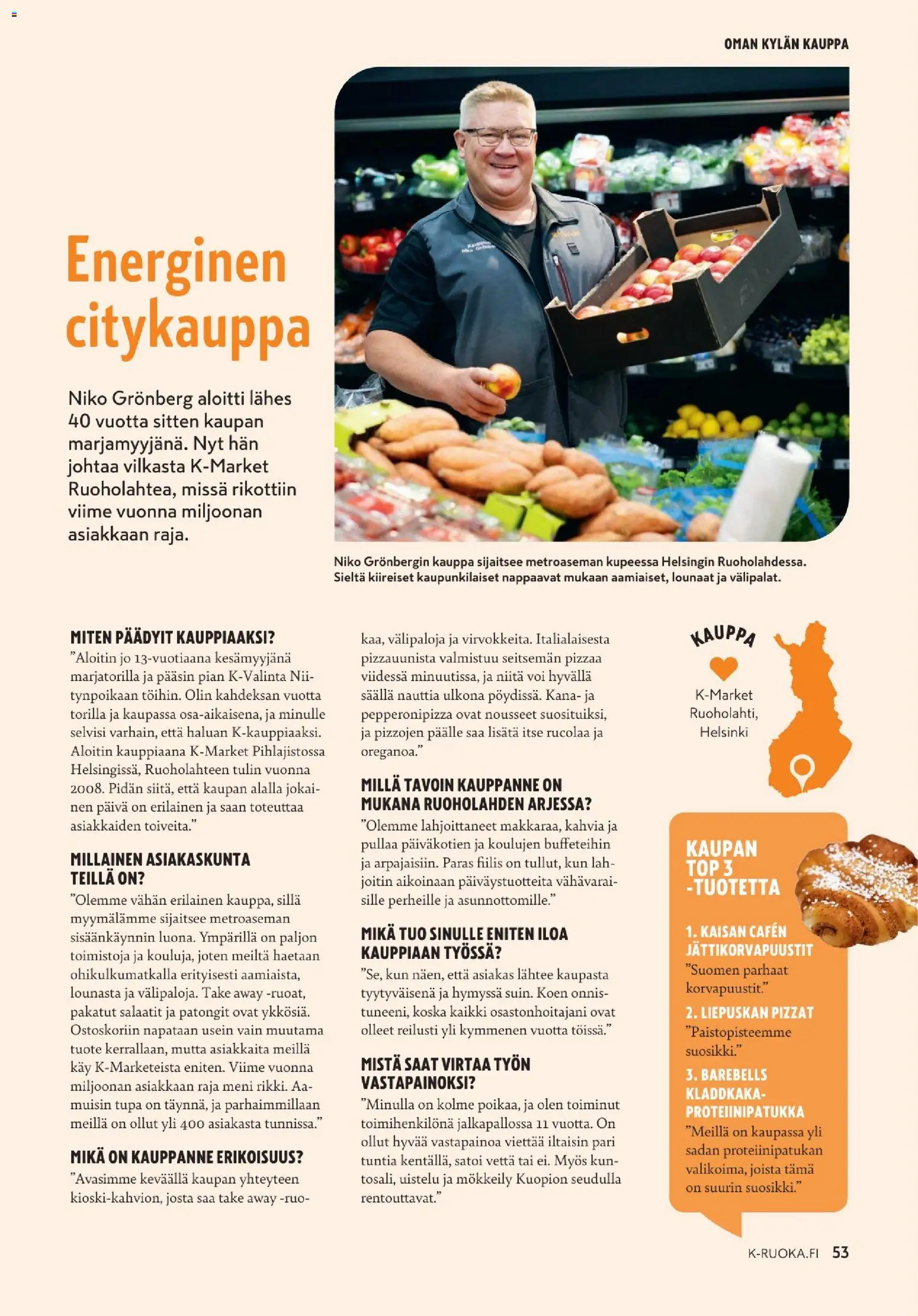 K-Market - K-Ruoka – voimassa 29/09/2026 alkaen | Sivu: 53 | Tuotteet: Kana, Voi, Proteiinipatukka