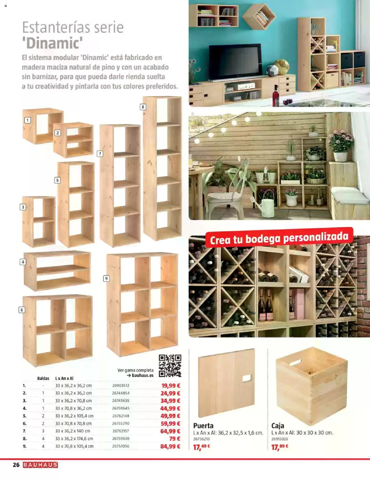 Bauhaus Ordenación │ válido desde el 18/08/2026 | Página: 26 | Productos: Caja