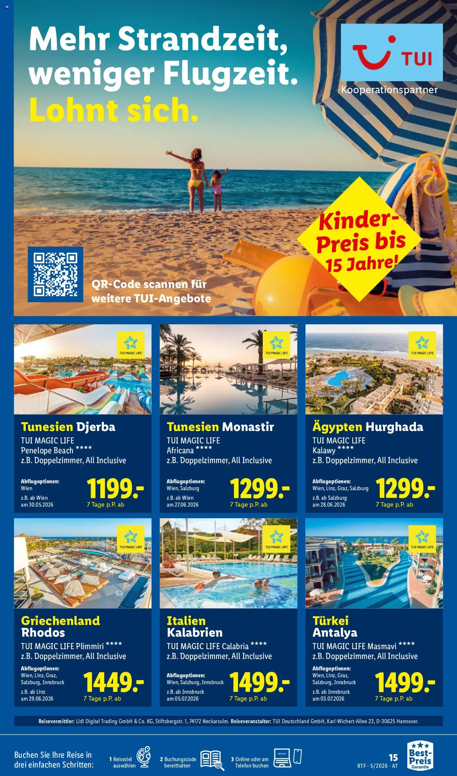 Lidl Mai/Juni Reise - Highlights gültig ab 12.05.2026 | Seite: 15 | Produkte: Telefon