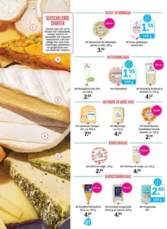 AH Biologische brie 60+, ca. 150 g, Organic brie cheese 60+. - Voorbeeld van een folder van Albert Heijn, geldig van 08-04-2026 | Pagina: 7 | Producten: Citroen, Tomaat, Feta, Geitenkaas