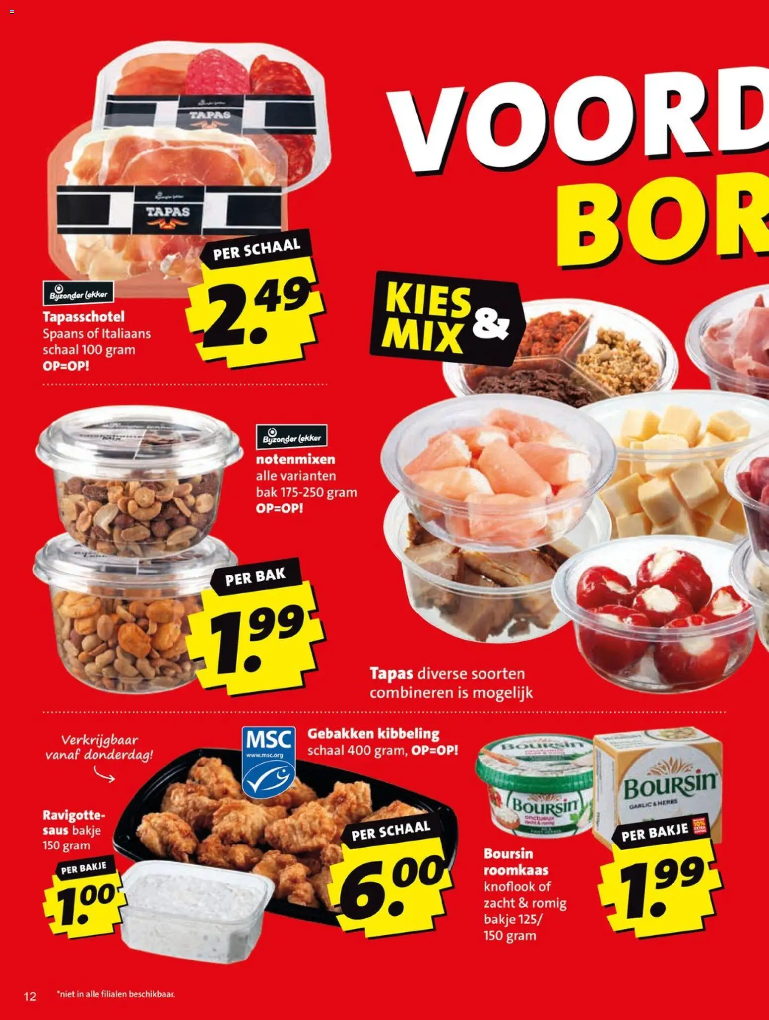 {H1} | Pagina: 12 | Producten: Schaal, Roomkaas, Saus, Knoflook