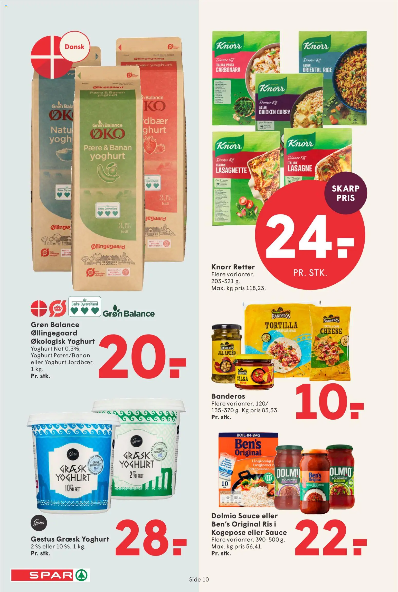 Spar tilbudsavis – gyldig fra 28/08/2026 | Side: 11 | Produkter: Yoghurt, Ris, Chips, Lasagne