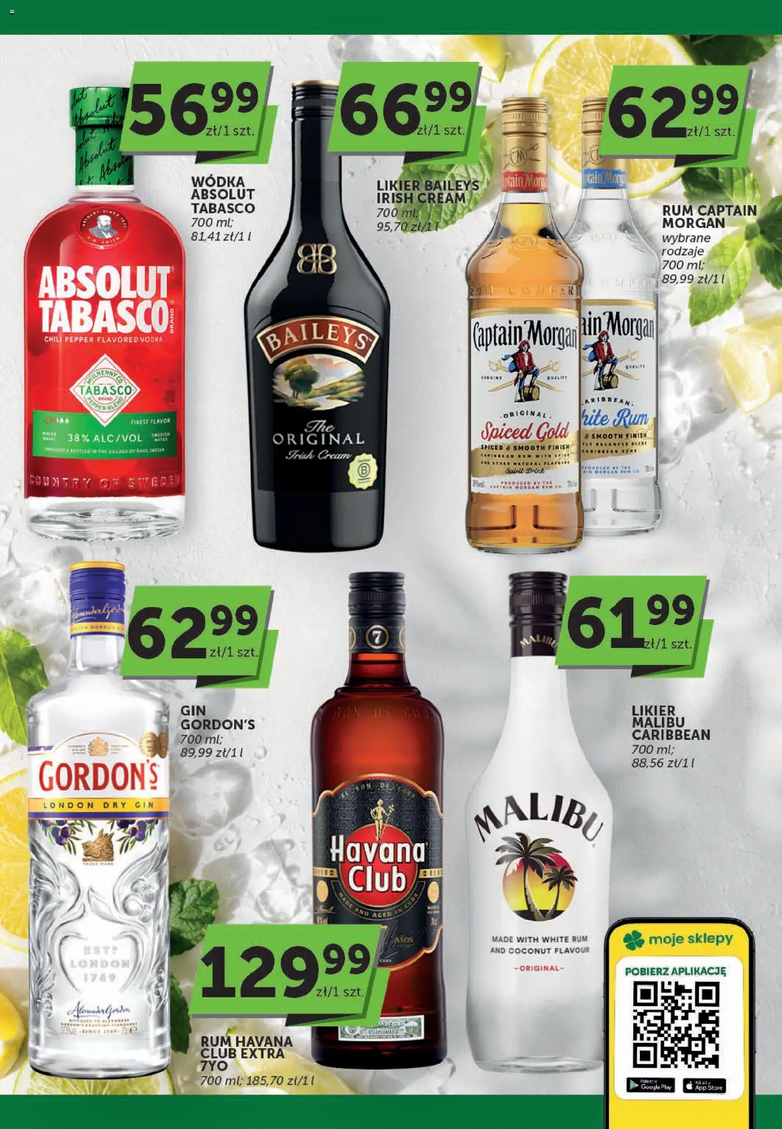 ABC gazetka - Oferta alkoholowa od 11.06.2026 | Strona: 4 | Produkty: Captain Morgan, Tabasco, Gin, Finish
