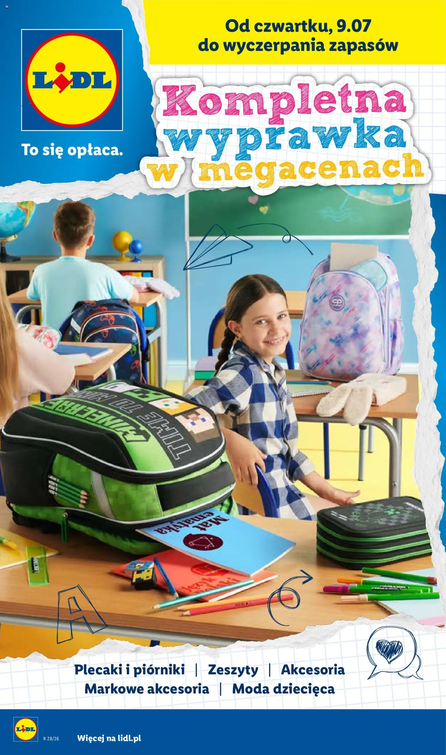 Lidl Katalog od 09.07.2026 | Strona: 1 | Produkty: Plecak
