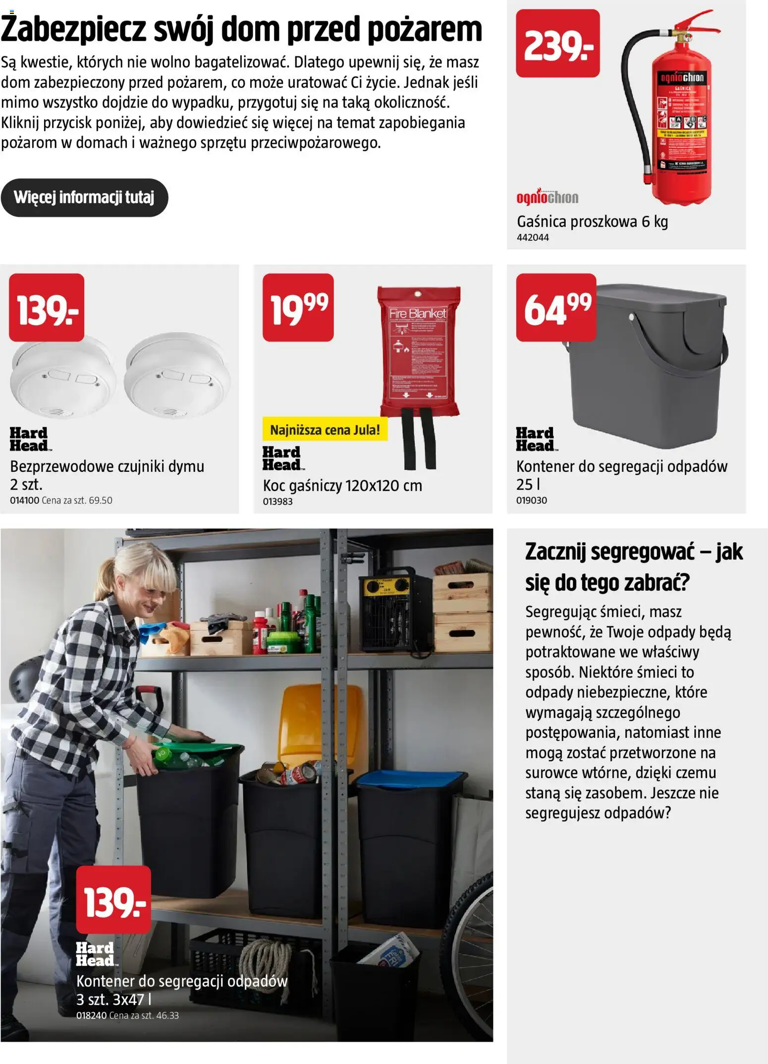 Jula gazetka - Rozpocznij jesienne majsterkowanie od 10.09.2026 | Strona: 51 | Produkty: Gaśnica, Koc