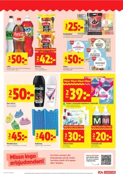 ICA Kvantum - Aktuella erbjudanden - Förhandsvisning av reklamblad från butik ICA Kvantum aktuell från 06/07/2026 | Sida: 5 | Produkter: Trosskydd, Salt, Coca cola, Grädde