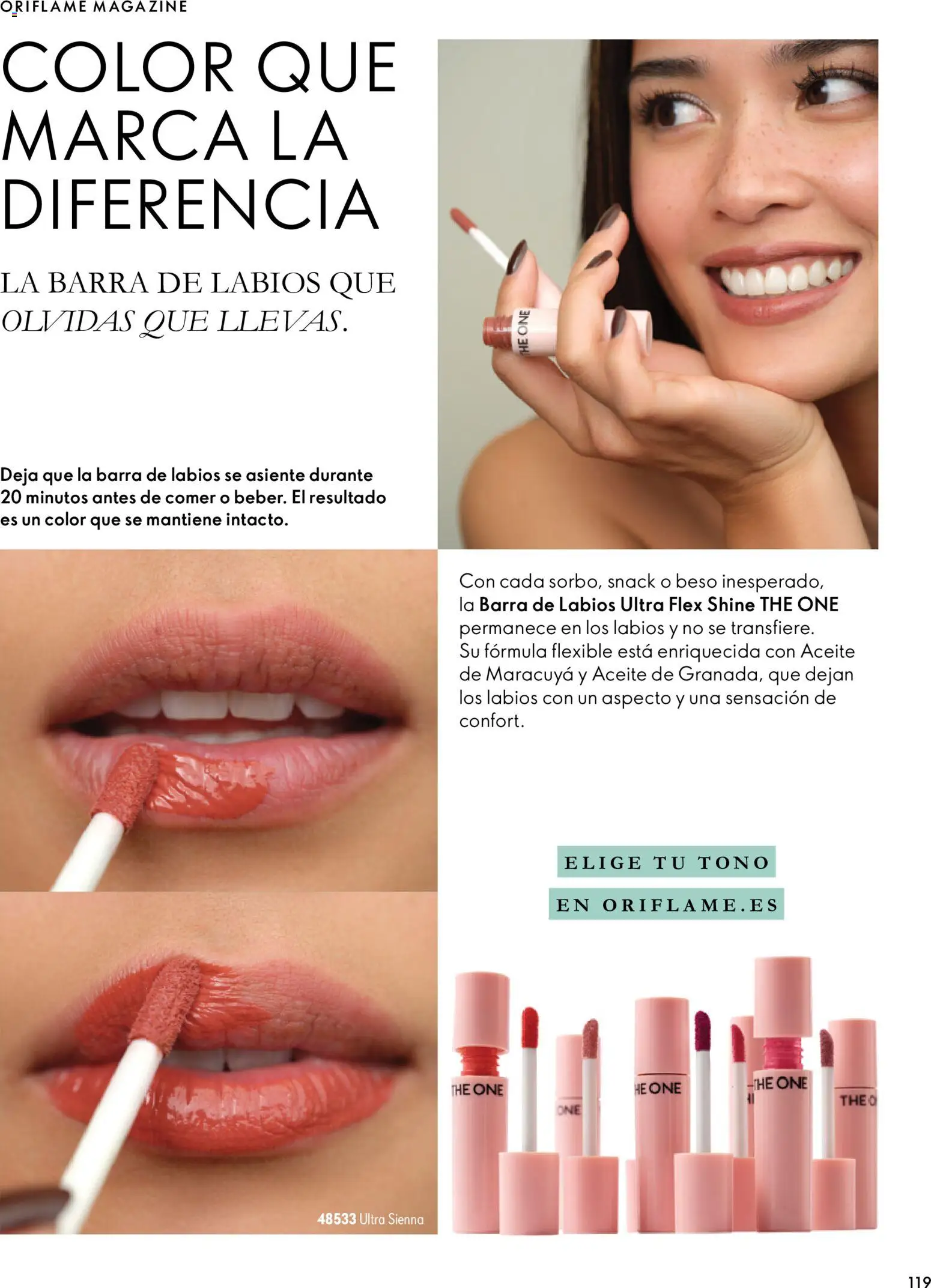 Oriflame - Catálogo Campaña 14 │ válido desde el 07/10/2026 | Página: 119 | Productos: Aceite, Barra de labios