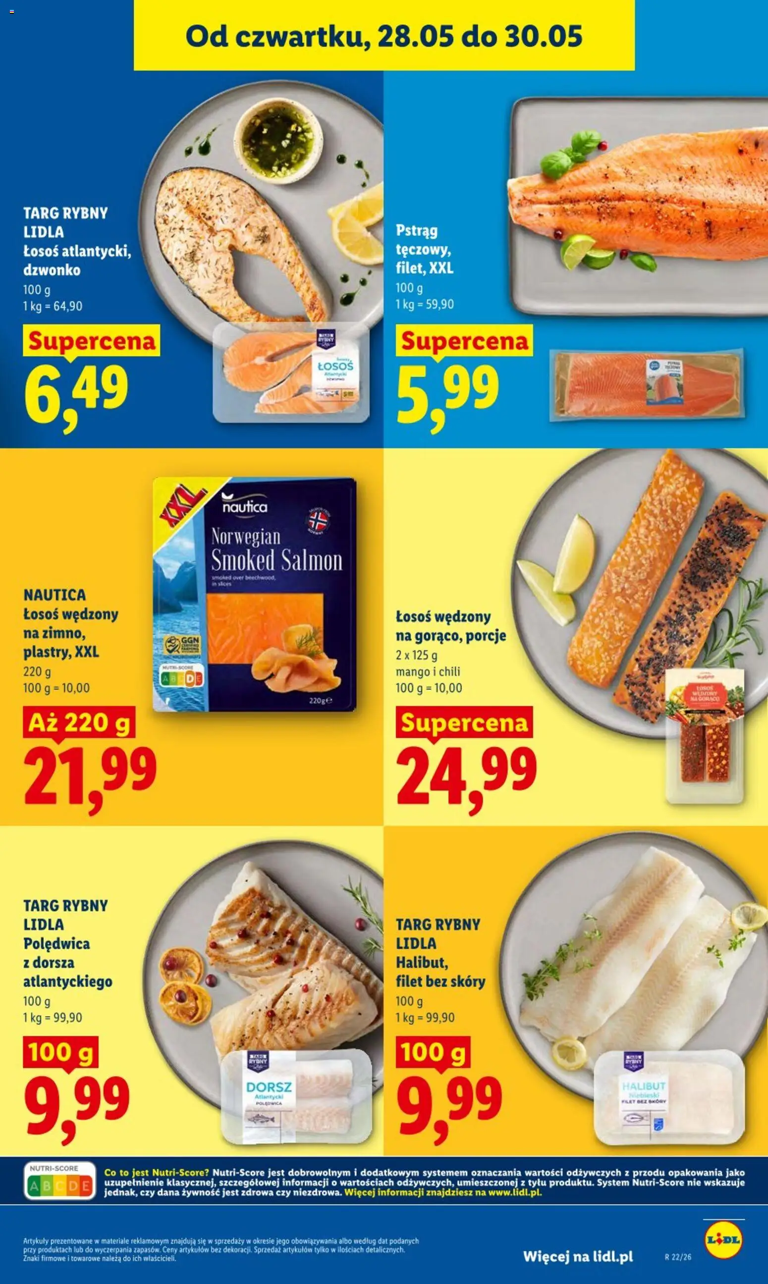 Lidl gazetka od 28.05.2026 | Strona: 47 | Produkty: Chili, Dorsz, Halibut, Łosoś