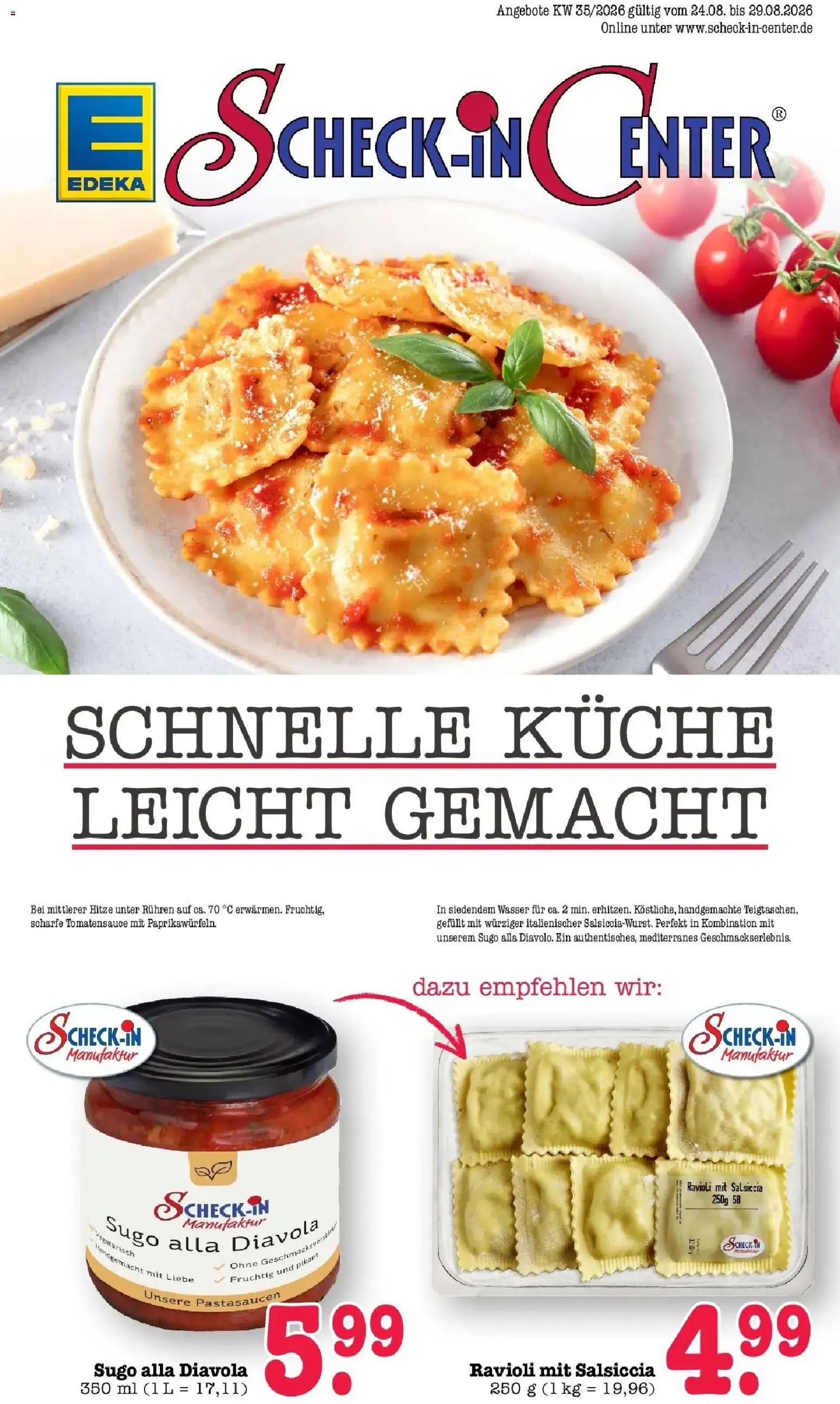 Edeka Prospekt Offenbach (ab 24.08.2026) » Angebote Online | Seite: 1 | Produkte: Küche, Wasser