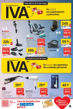 Vista previa Eroski Te regalamos el IVA válido desde el 14.05.2026 | Página: 11 | Productos: Bolsa, Robot, Aspirador, Batería