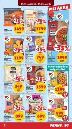 FAGYLAKOMA MARHA HAMBURGER HÚSPOGÁCSA, gyorsfagyasztott 1 kg - amely érvényes a következő dátumtól: 2026.09.17. | Oldal: 9