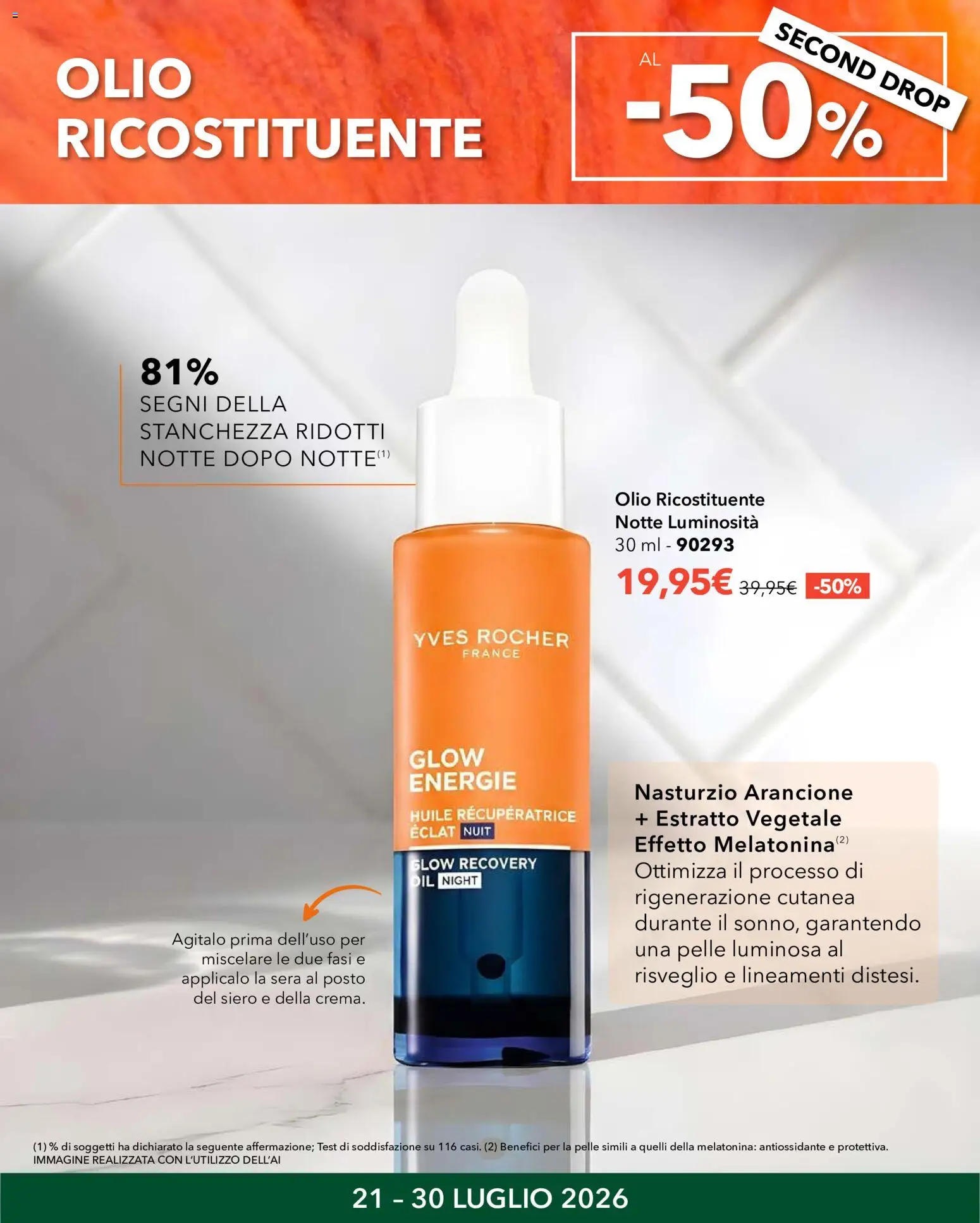Volantino Yves Rocher del 21/07/2026 | Pagina: 5 | Prodotti: Olio