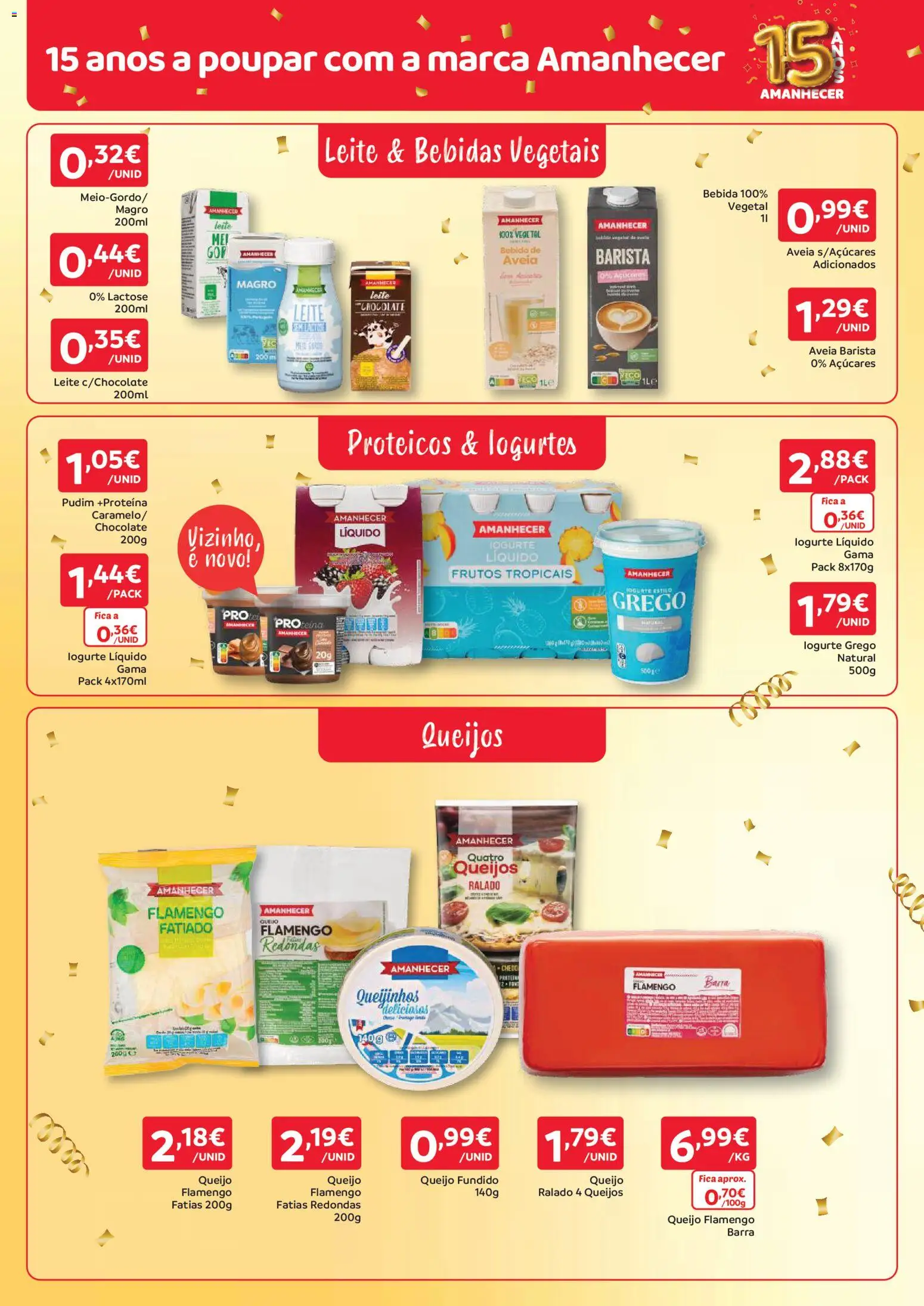 Amanhecer folheto Madeira │ válido de 01/10/2026 | Página: 4 | Produtos: Aveia, Leite, Queijo, Bebidas vegetais