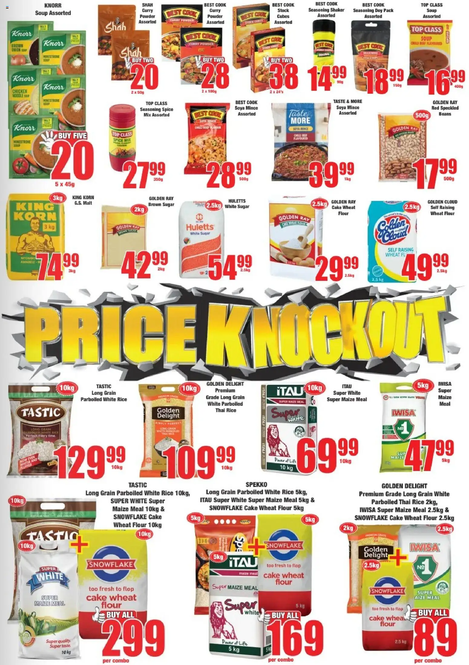 New Boxer catalogue – valid from 08.06.2026 | Page: 7 | Products: Beans, Chicken, Rice, Curry powder