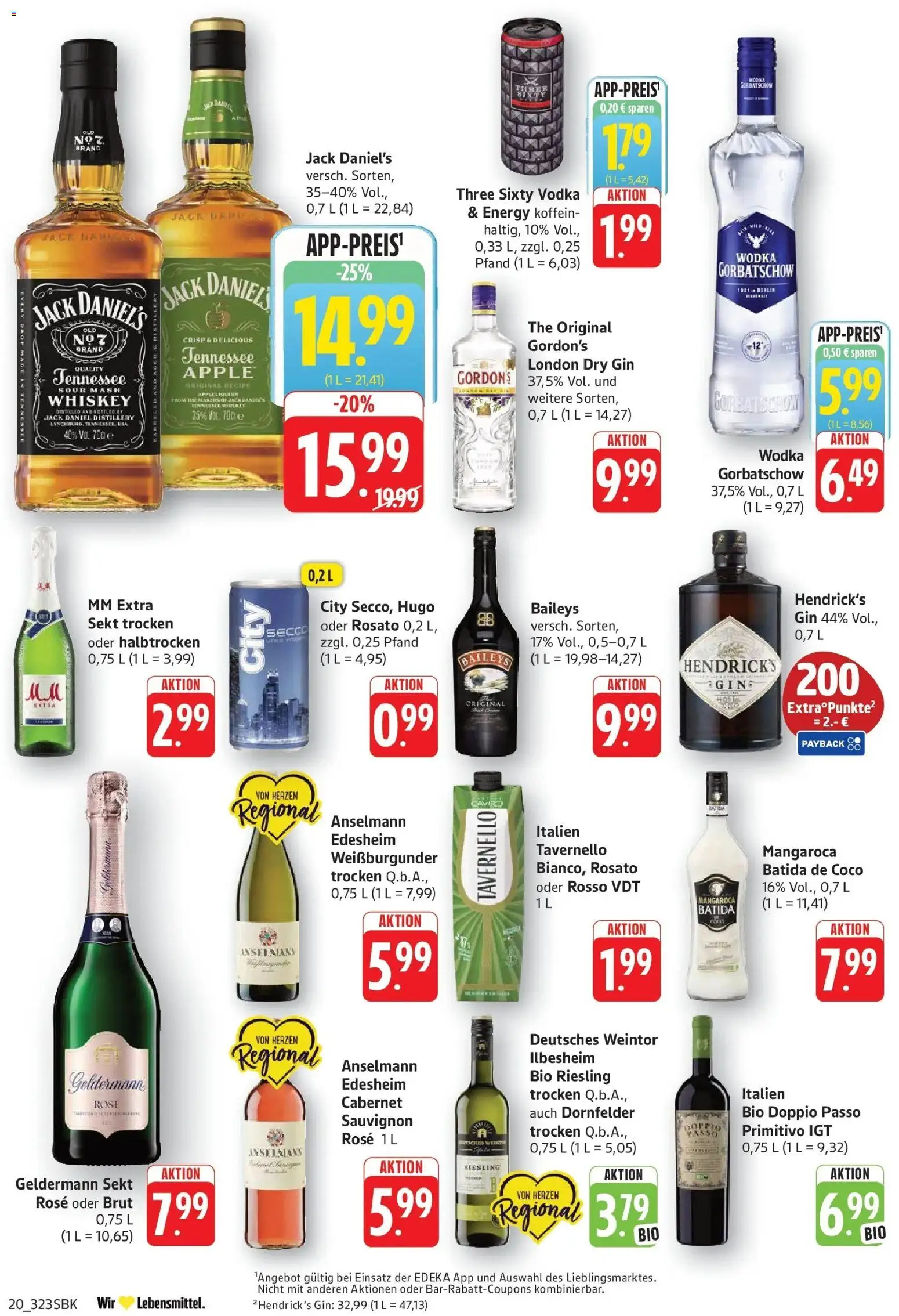 Edeka prospekt Pirmasens – gültig ab 08.06.2026 | Seite: 20 | Produkte: Sekt, Batida de coco, Apple, Wodka