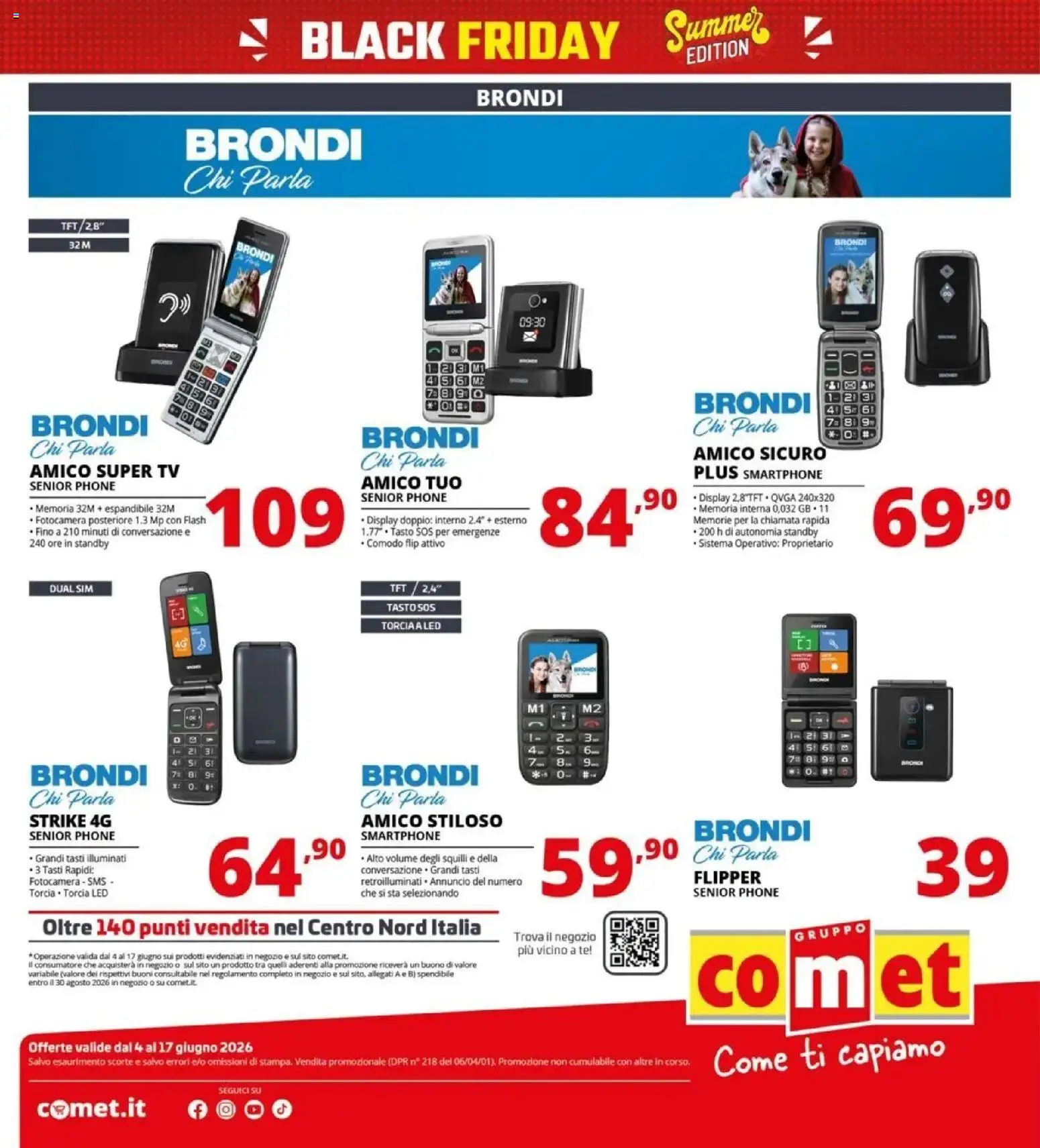 Nuovo Comet - Summer Black Friday da Comet! dal 04/06/2026 > offerte anteprima 🛍️ | Pagina: 41 | Prodotti: Tè, Torcia, TV, Fotocamera