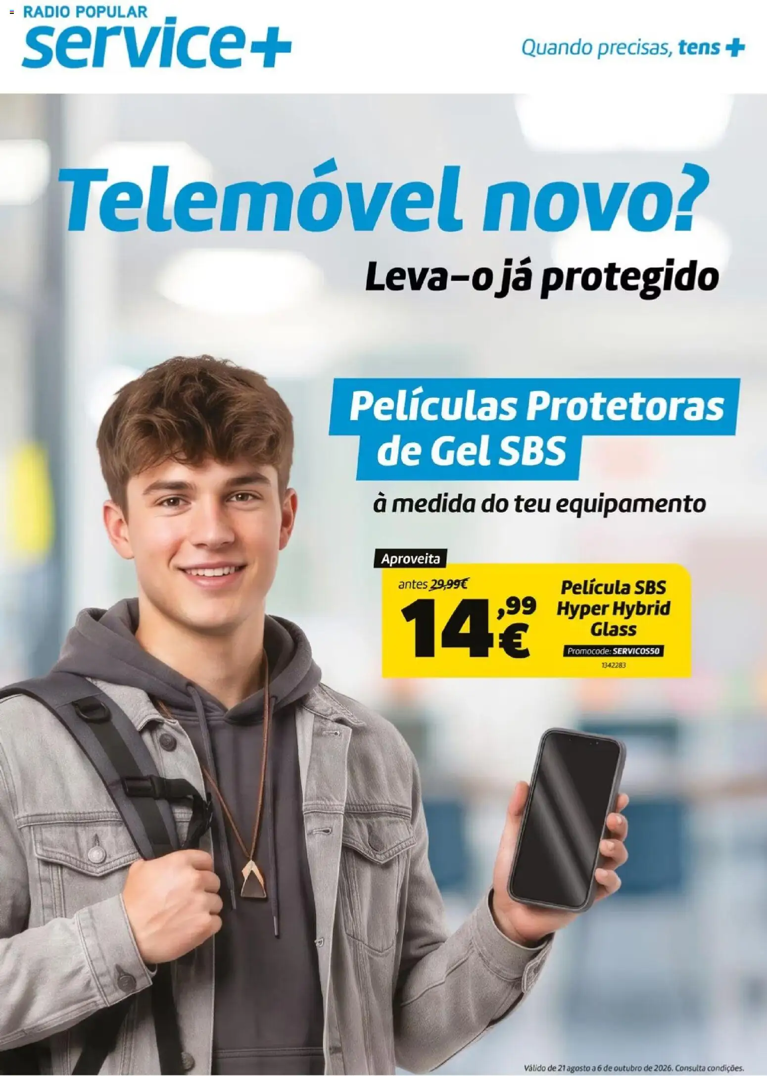 Radio Popular É para regressar resso asaul com tudo, mesmo tudo │ válido de 01/09/2026 | Página: 60 | Produtos: Rádio, Telemóvel
