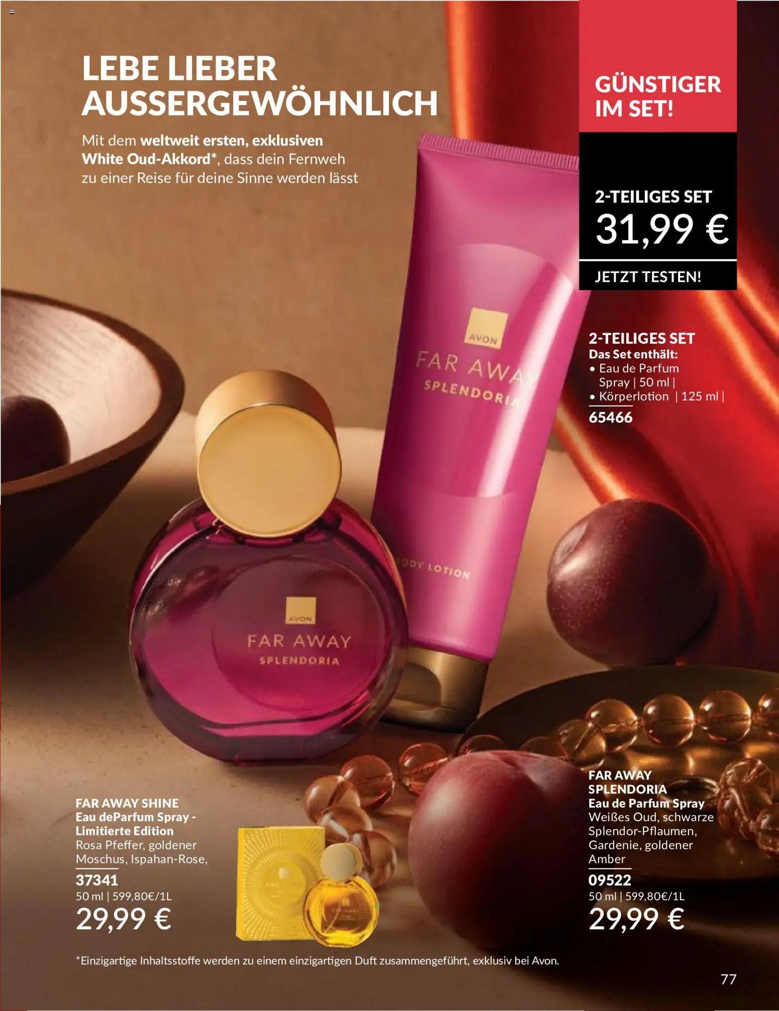 AVON Katalog Mai 2026 – gültig ab 01.05.2026 | Seite: 91 | Produkte: Parfüm, Duft, Körperlotion, Eau de Parfum