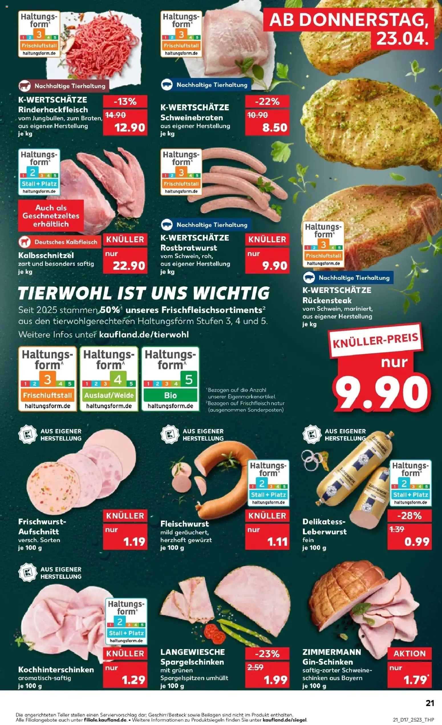Kaufland Prospekt Ettlingen	 – gültig ab 20.04.2026 | Seite: 33 | Produkte: Schinken, Steak