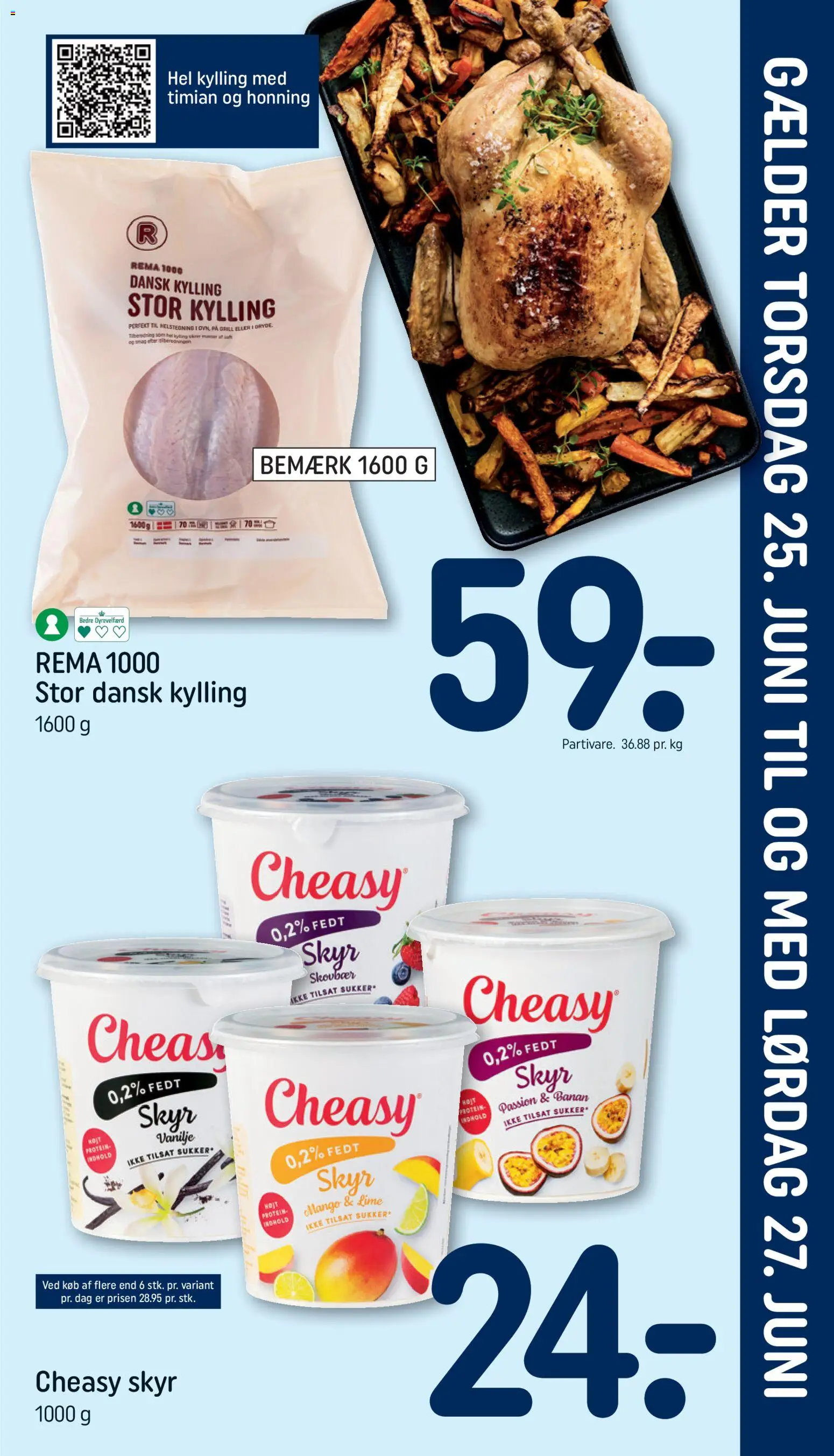 Rema 1000 tilbudsavis – gyldig fra 25/06/2026 | Side: 3 | Produkter: Mango, Honning, Sukker, Vanilje