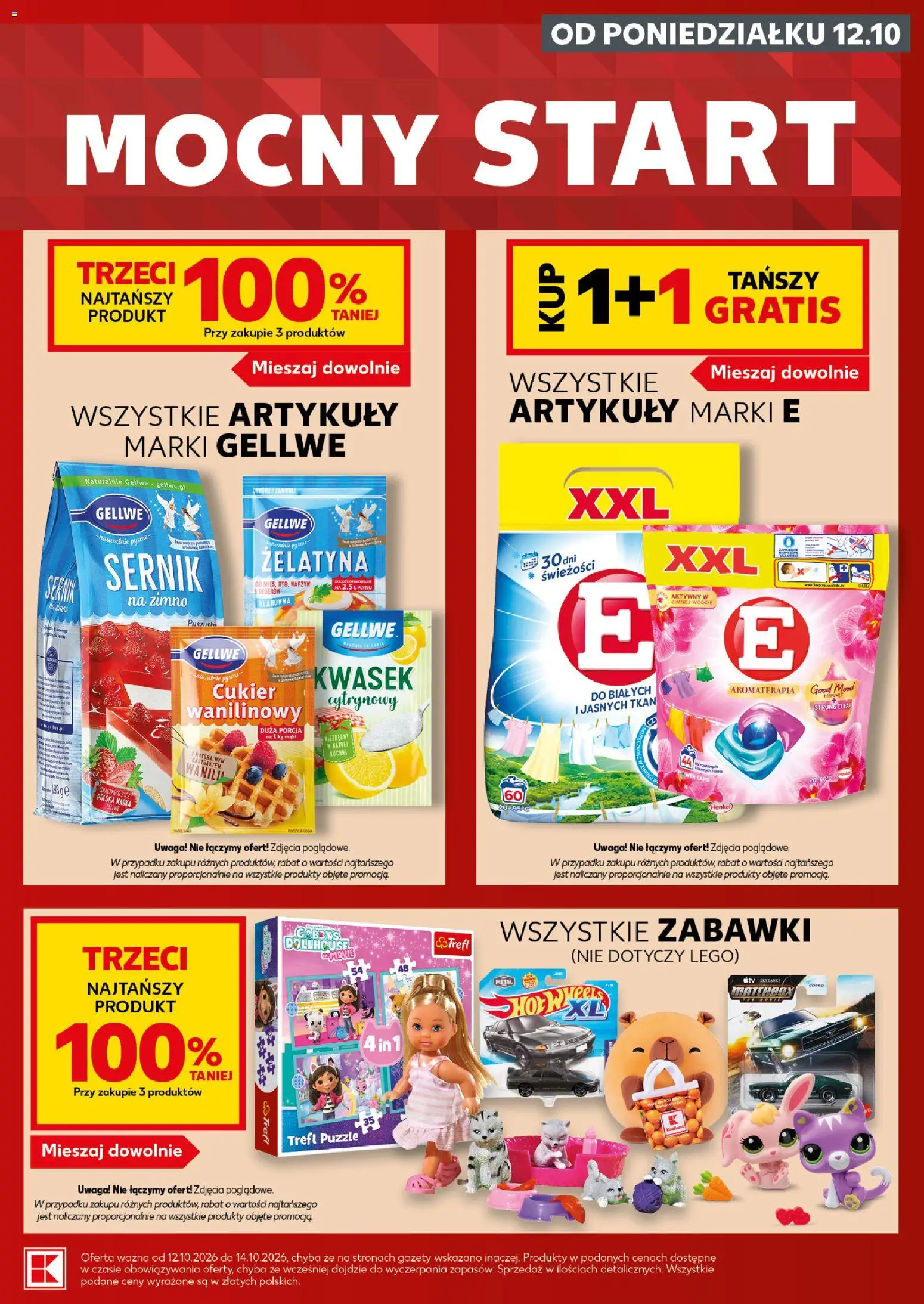 Kaufland Polsko leták - Mocny start od 12.10.2026 | Strana: 7 | Produkty: LEGO, Puzzle