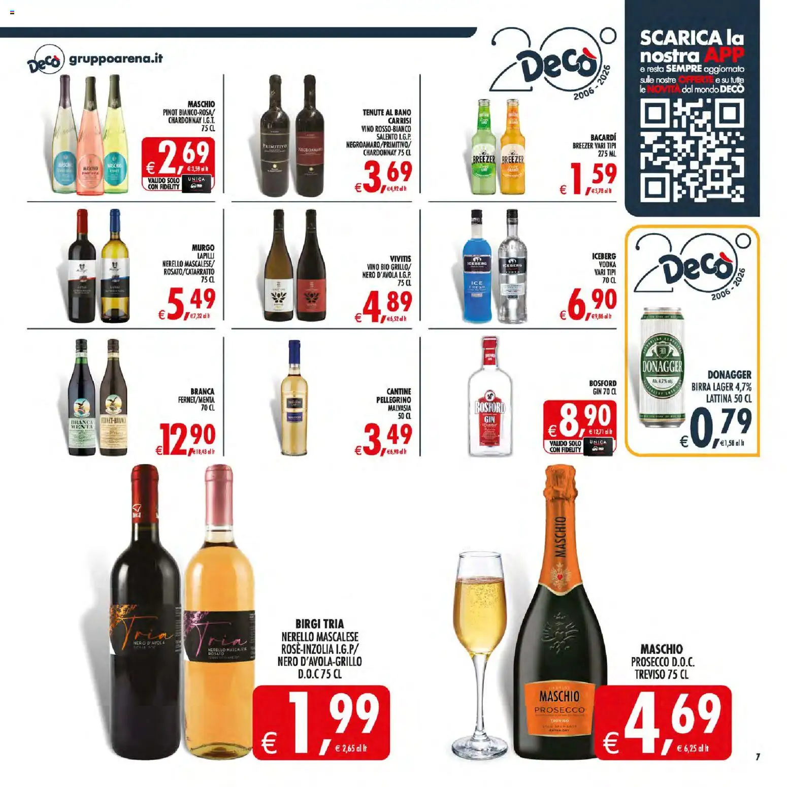 Volantino Decò del 30/06/2026 | Pagina: 9 | Prodotti: Birra, Gin, Vodka, Menta