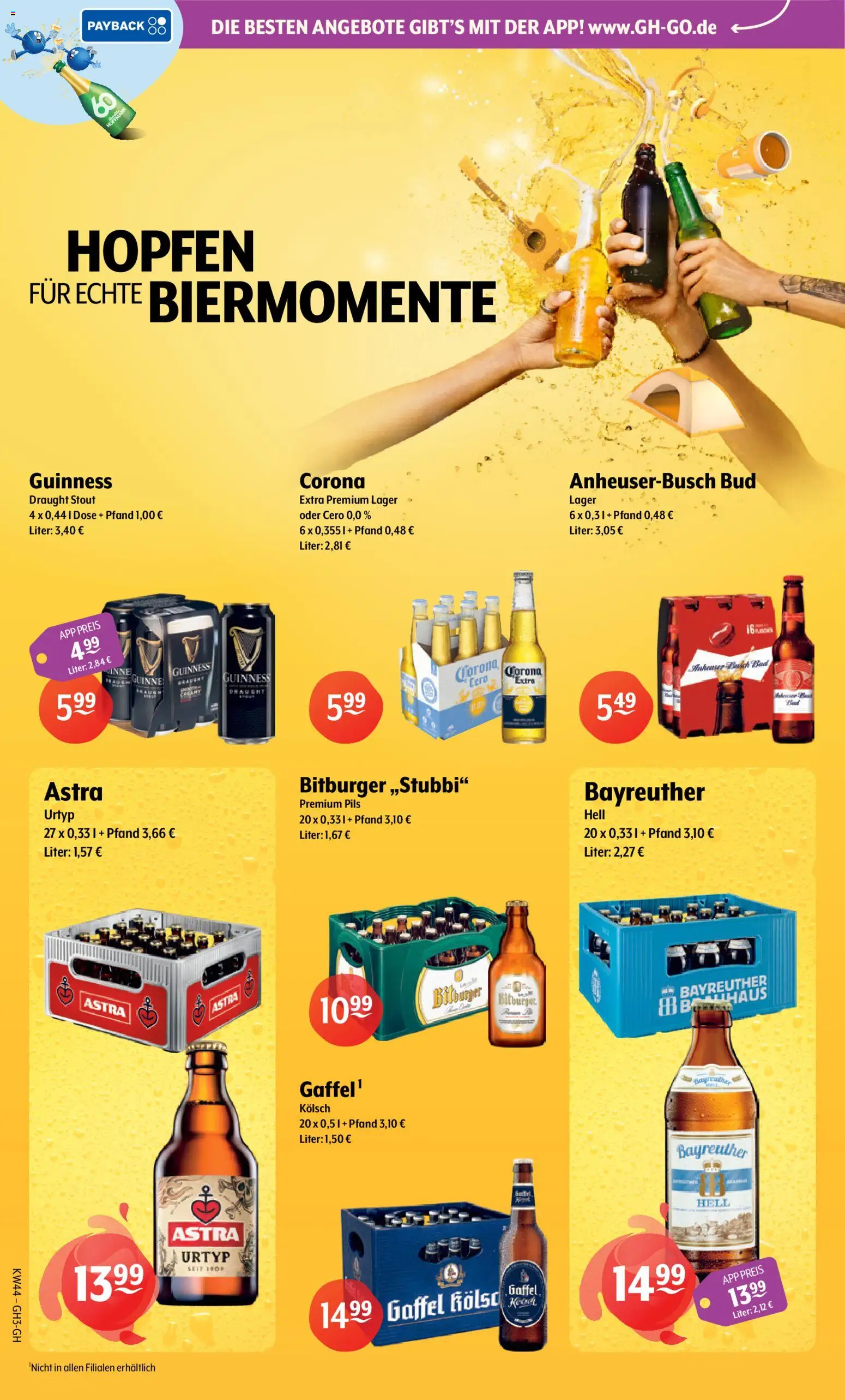 Trink und Spare Prospekt – gültig ab 26.10.2026 | Seite: 6 | Produkte: Bayreuther hell, Bitburger, Pils, Astra