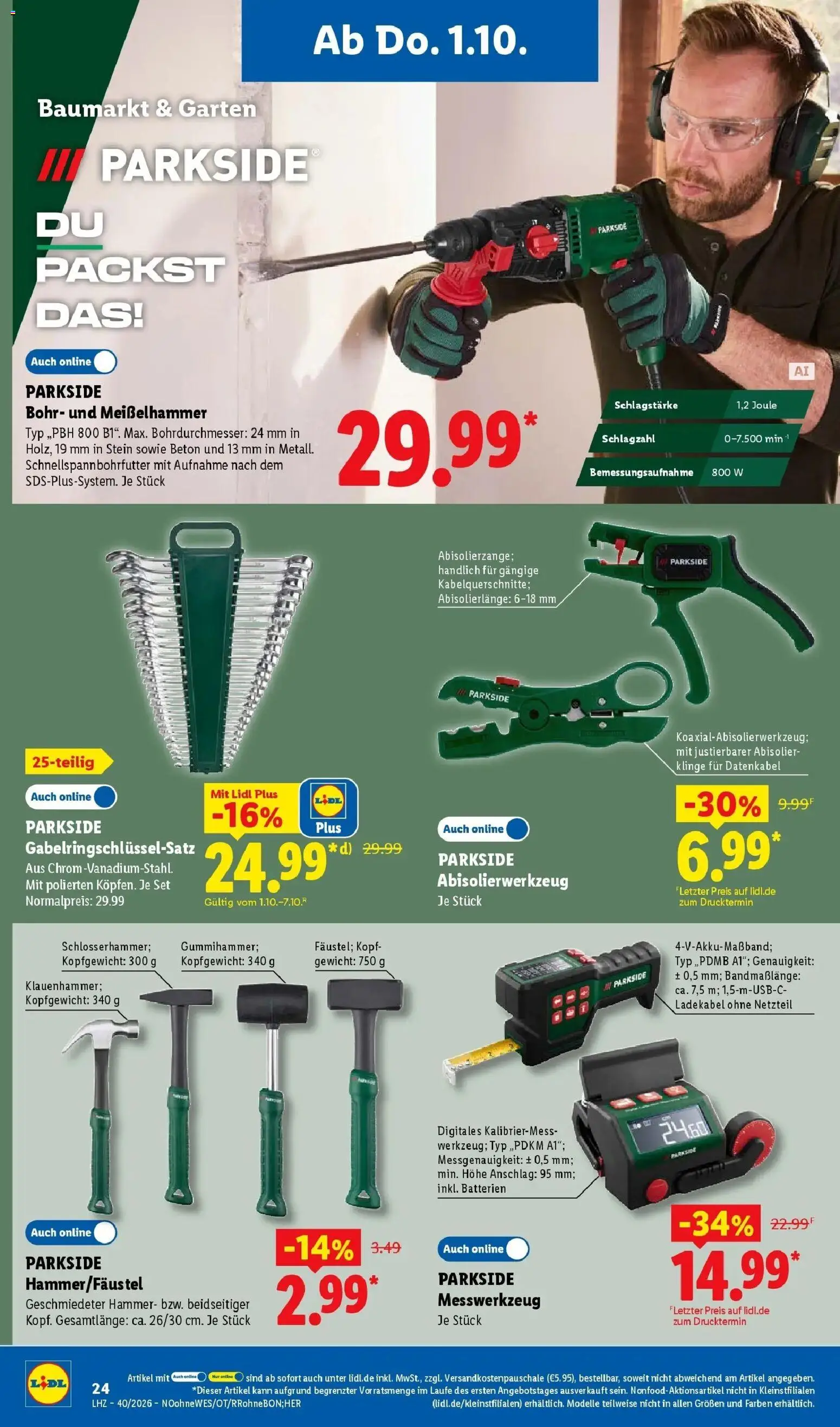 Lidl Prospekt Zülpich (ab 28.09.2026) zum Blättern » Angebote | Seite: 40 | Produkte: Gewicht, Batterien, Ladekabel, Netzteil