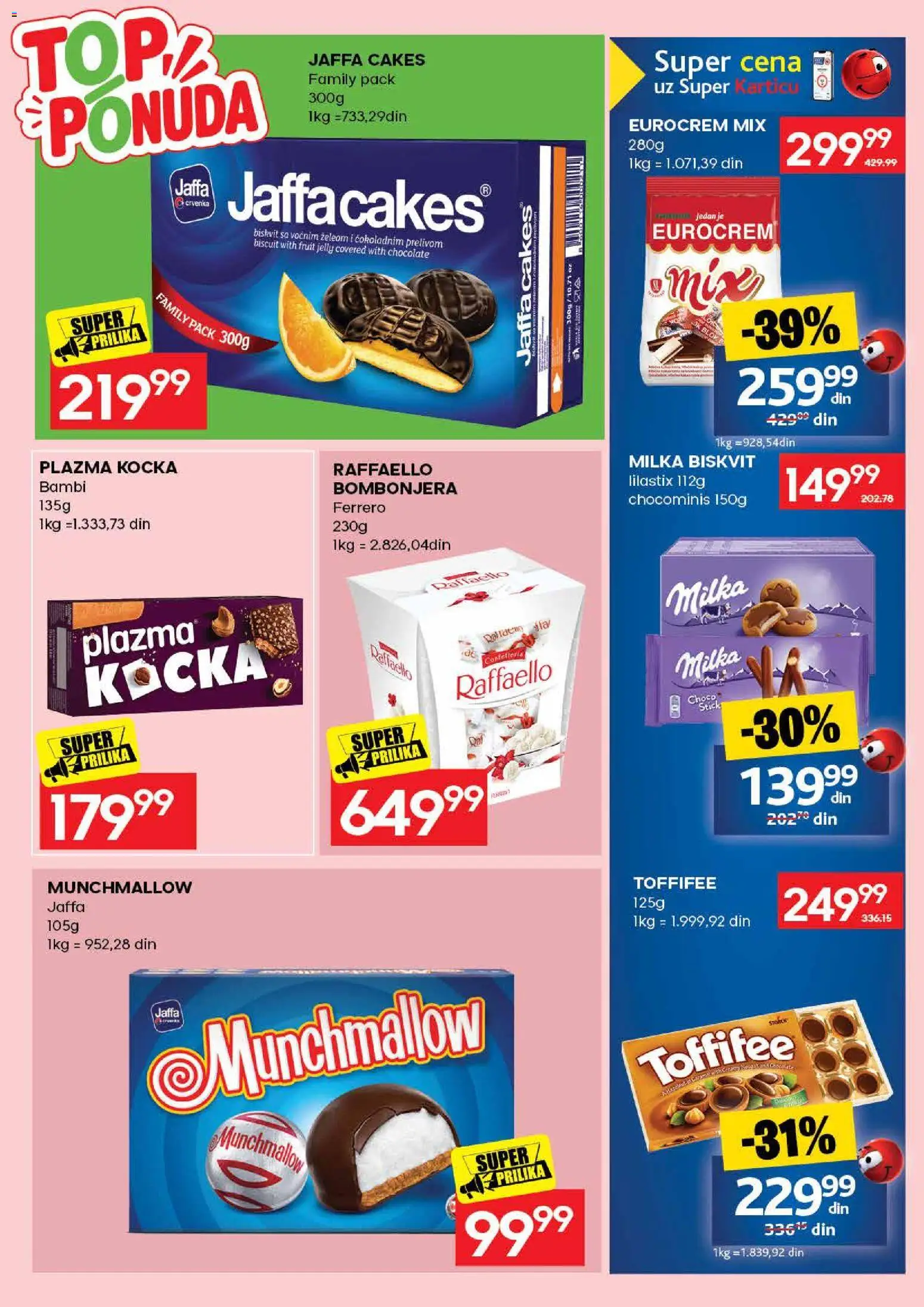Idea katalog - važi od 17.08.2026 | Strana: 43 | Proizvode: Milka, Munchmallow, Bombonjera, Ferrero